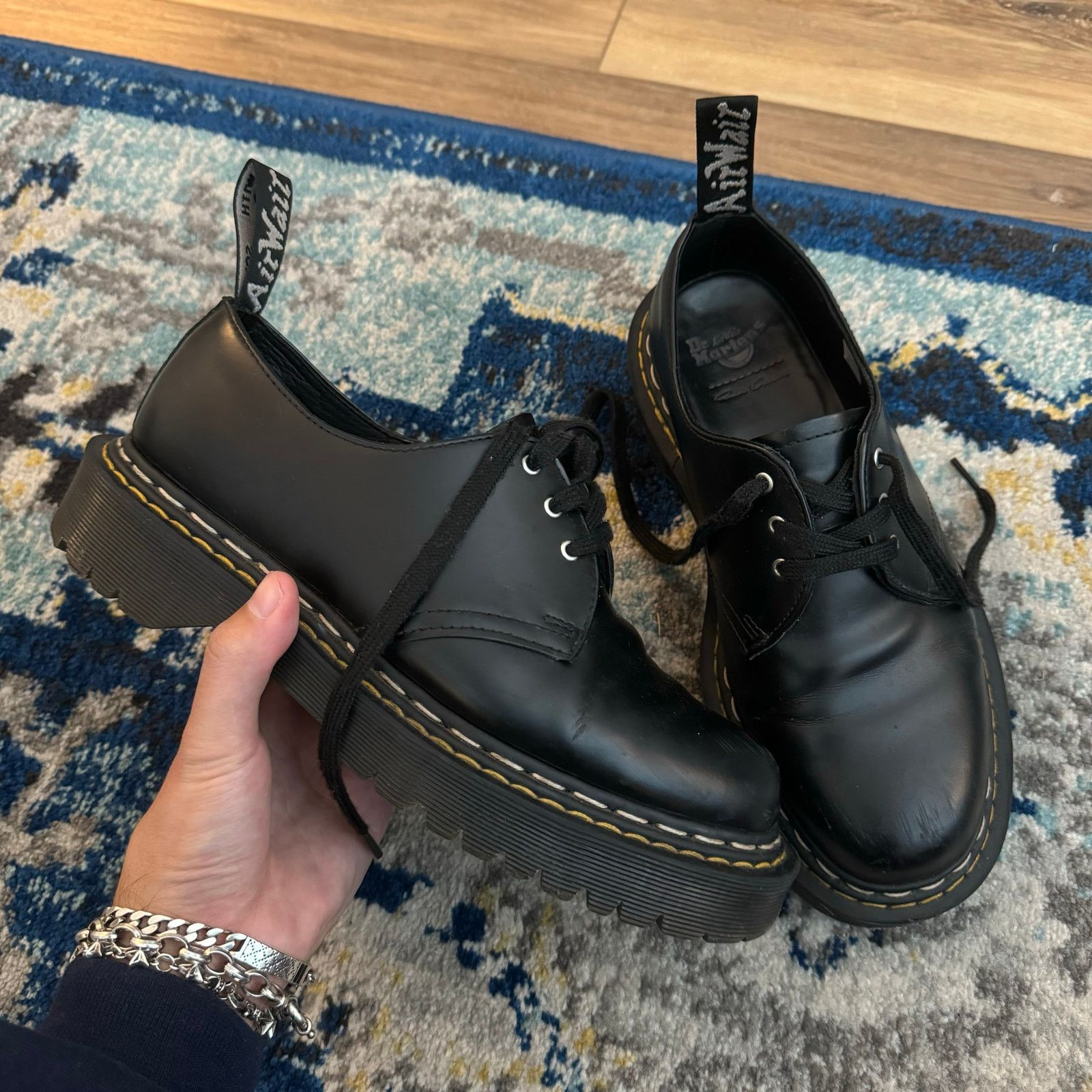Rick Owens // X Dr. Martens Black 1461 Bex Derby – VSP