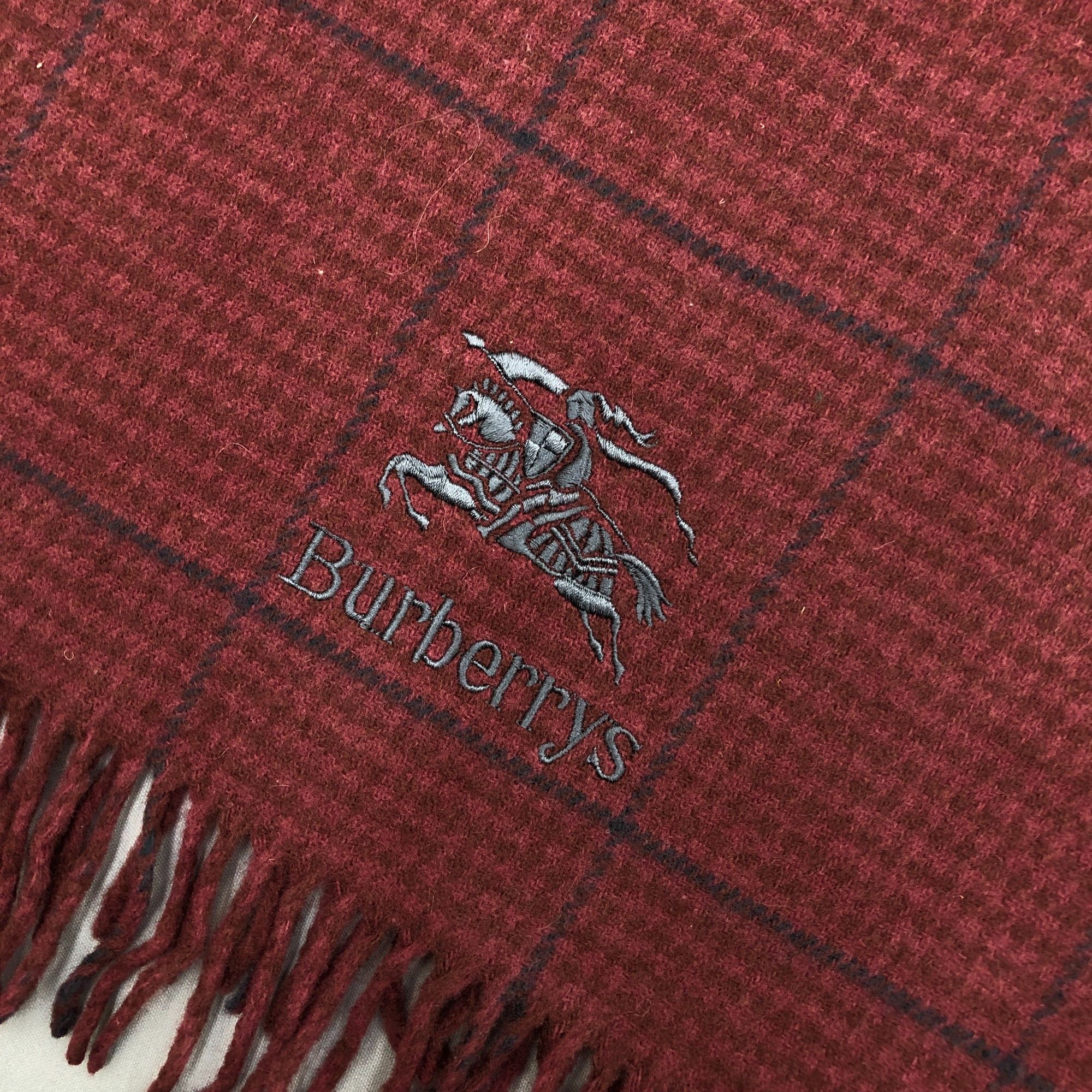 Burberry Vintage Burberry Scarf Muffler Wool Nova Check Scarves Size ONE SIZE - 6 Thumbnail