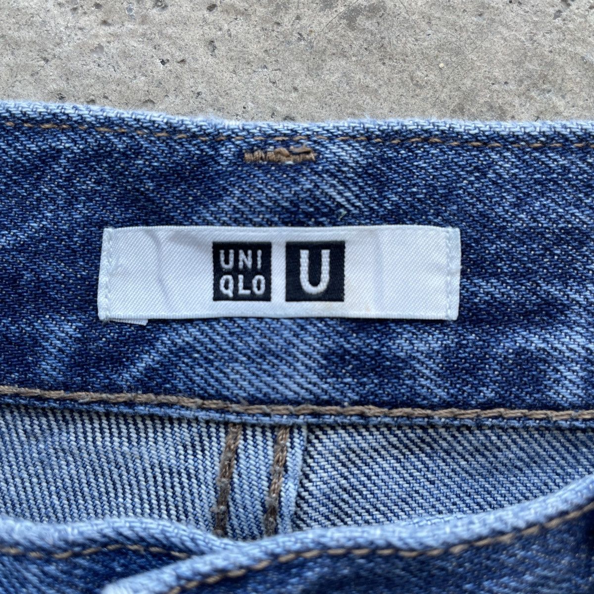 Japanese Brand W28💥 Vintage Japanese Uniqlo x U Faded Denim Pants Jeans Size US 28 / EU 44 - 6 Thumbnail