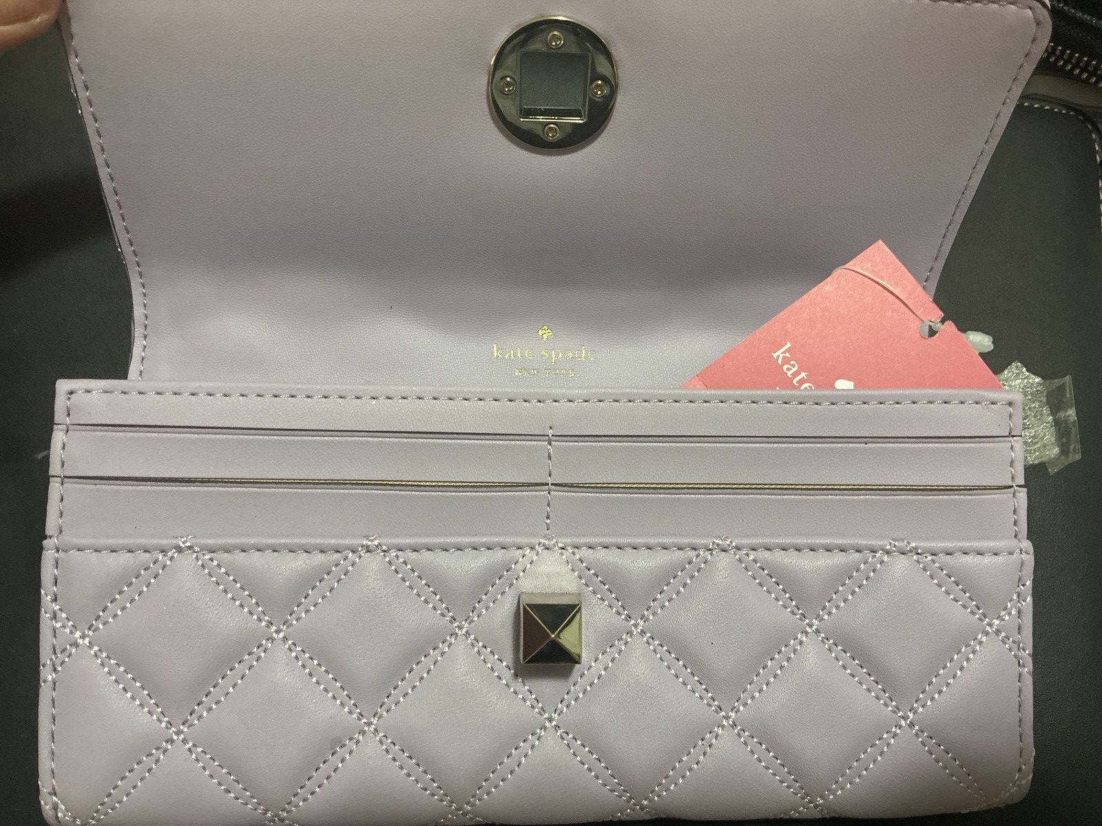 Kate Spade Natalia Boxed Large Turn Lock Wallet Size ONE SIZE - 6 Thumbnail