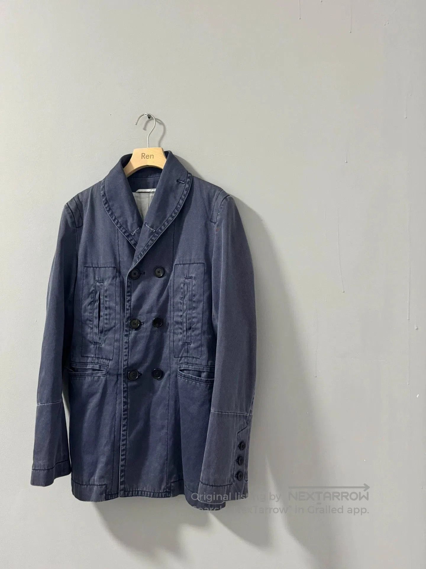 Ann Demeulemeester Blue Denim Jacket - XXS. Size US XXS / EU 40 - 5 Thumbnail