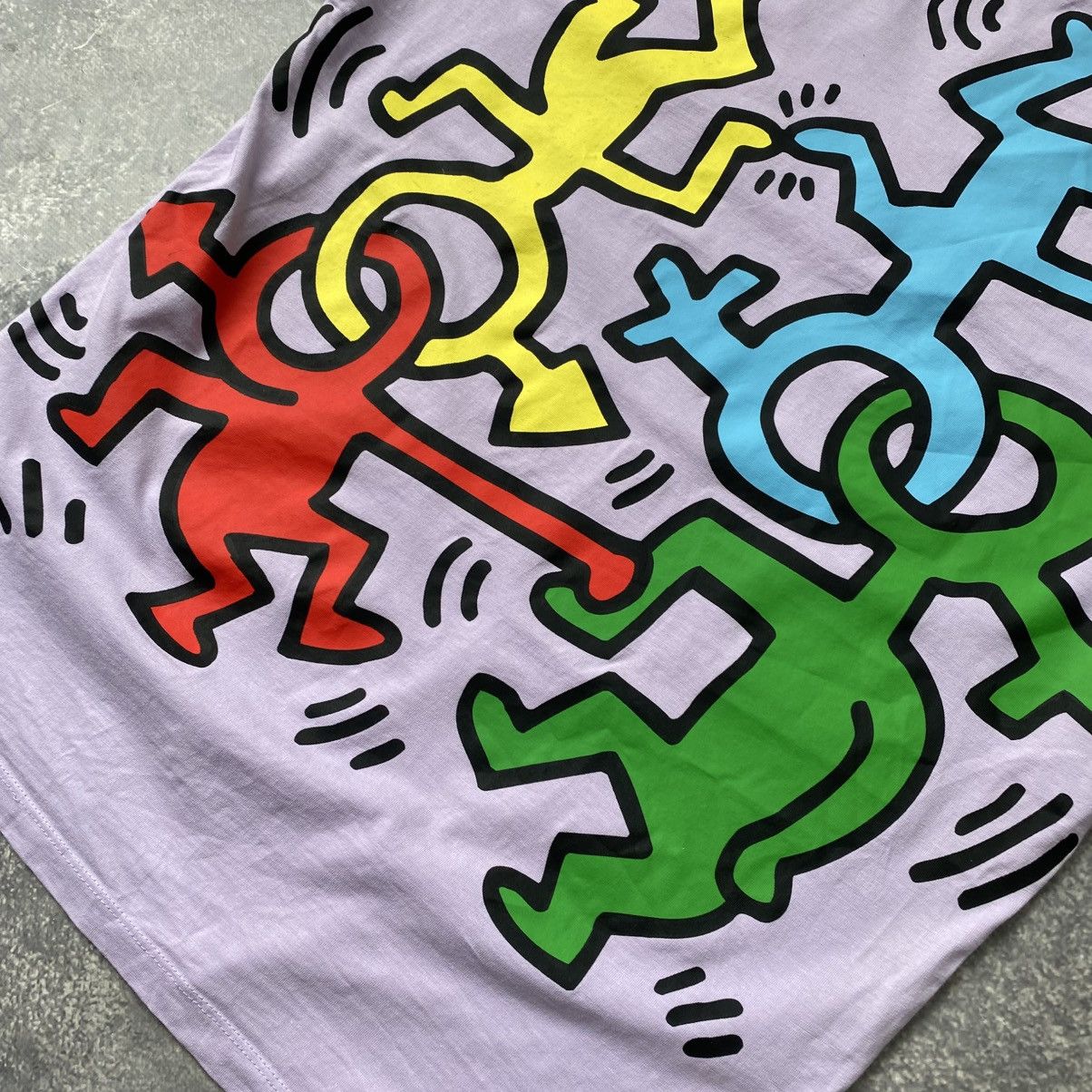 Keith Haring Designer Kaith Haring Big Logo luxury streetwear tee Size US M / EU 48-50 / 2 - 4 Thumbnail