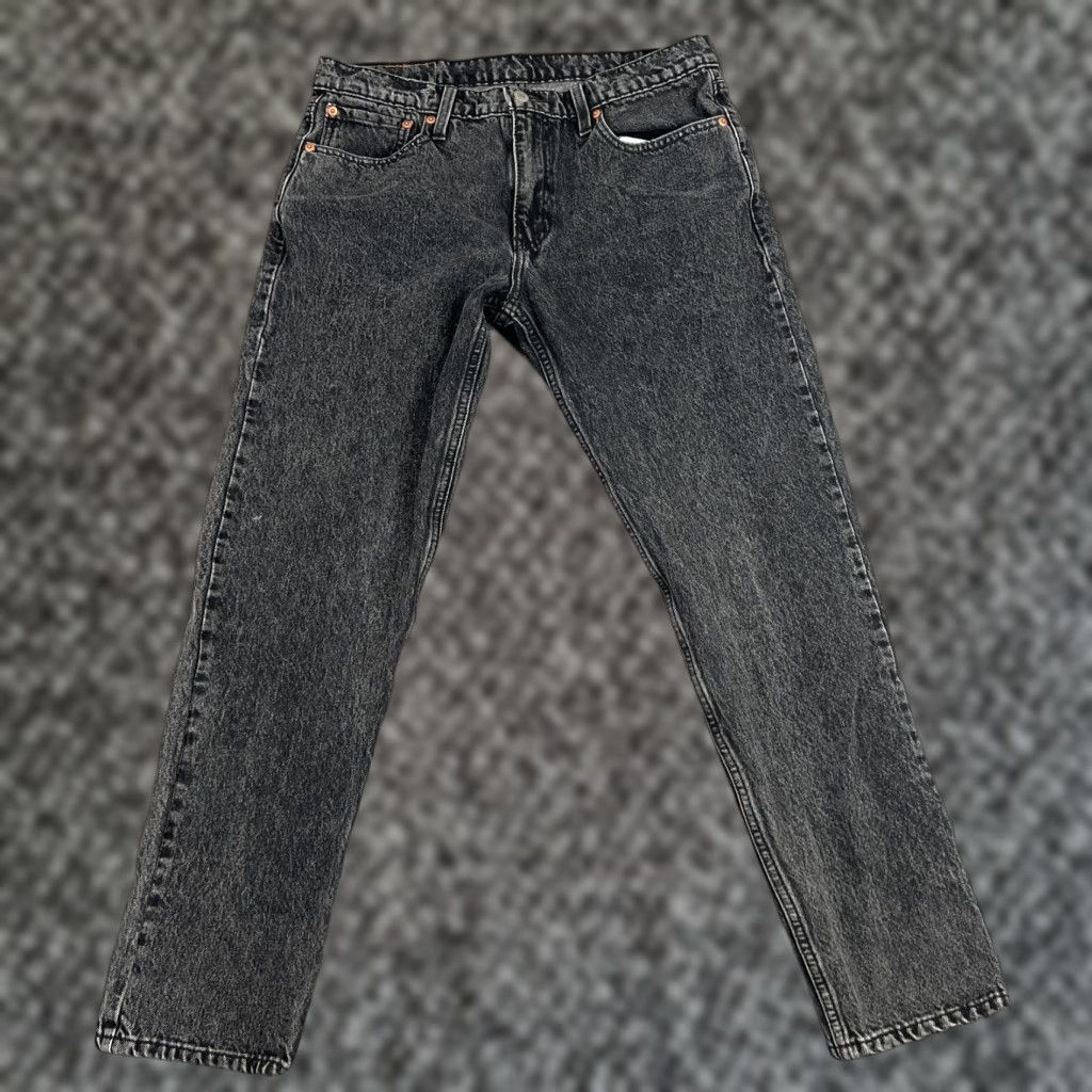 Levi's VINTAGE Levi's Hi Ball Jeans Men 33 Dark Black 33 Denim 5-Pocket Design High Rise Regular Tapered USA 90s Retro Levis Hi-Ball Mens Jeans Size US 33 - 1 Thumbnail