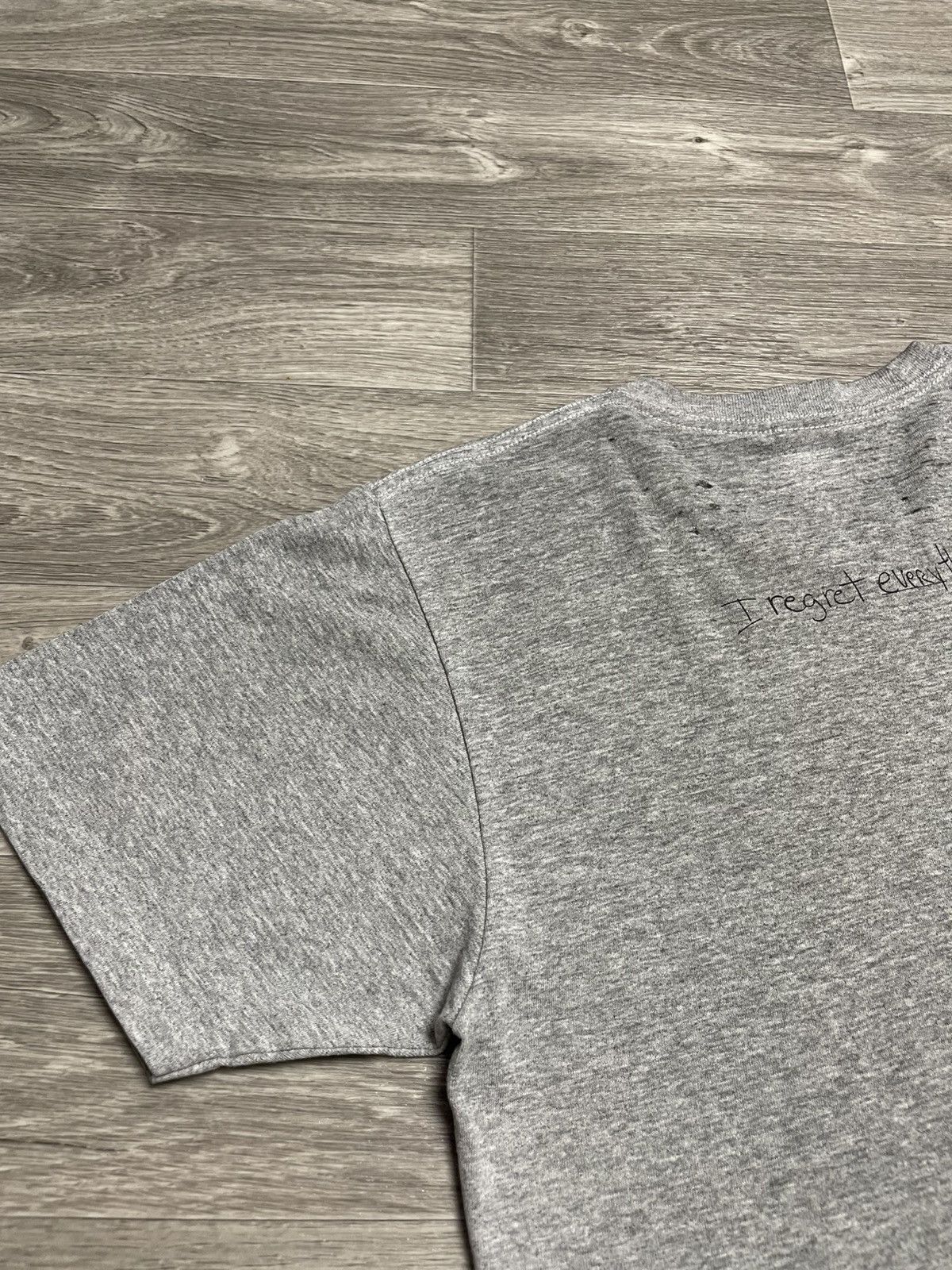 Supreme Supreme x Mike Hill Regretter Grey T-Shirt SS17 Size US M / EU 48-50 / 2 - 17 Thumbnail