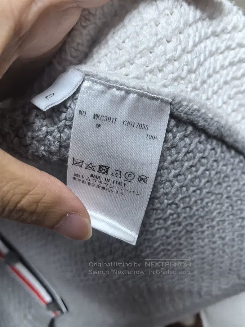 Thom Browne Thom Browne Colorblocked Sleeve Label Cardigan Size US XS / EU 42 / 0 - 6 Thumbnail