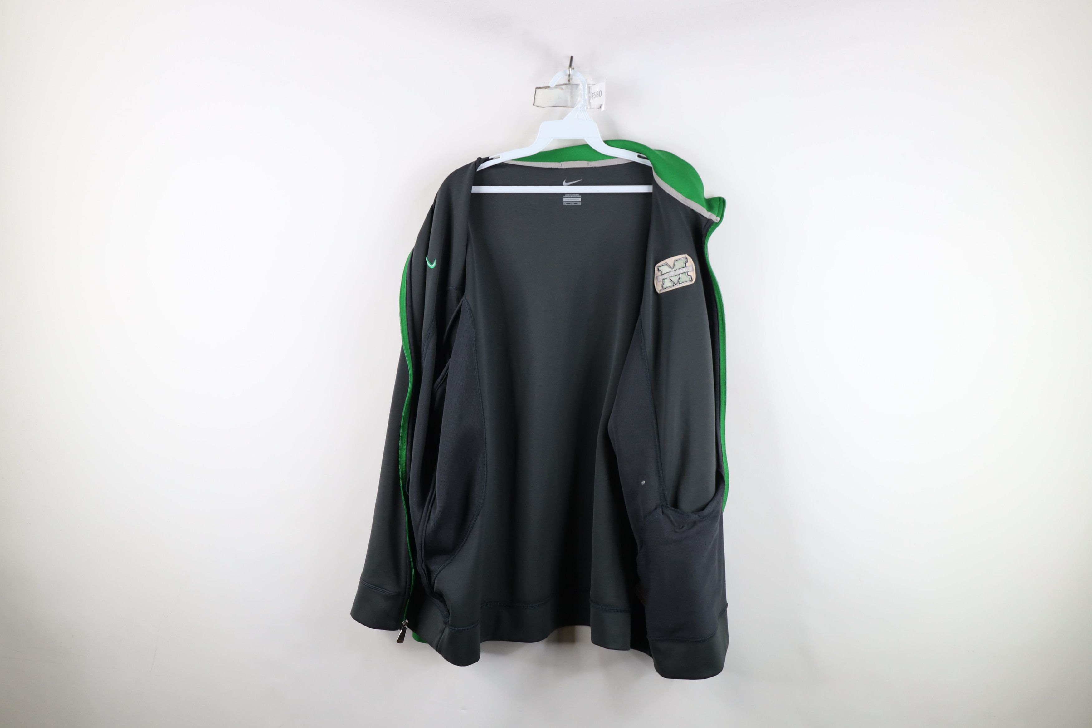 Nike Nike Spell The Herd Marshall University Full Zip Jacket Gray Size US XXL / EU 58 / 5 - 10 Thumbnail