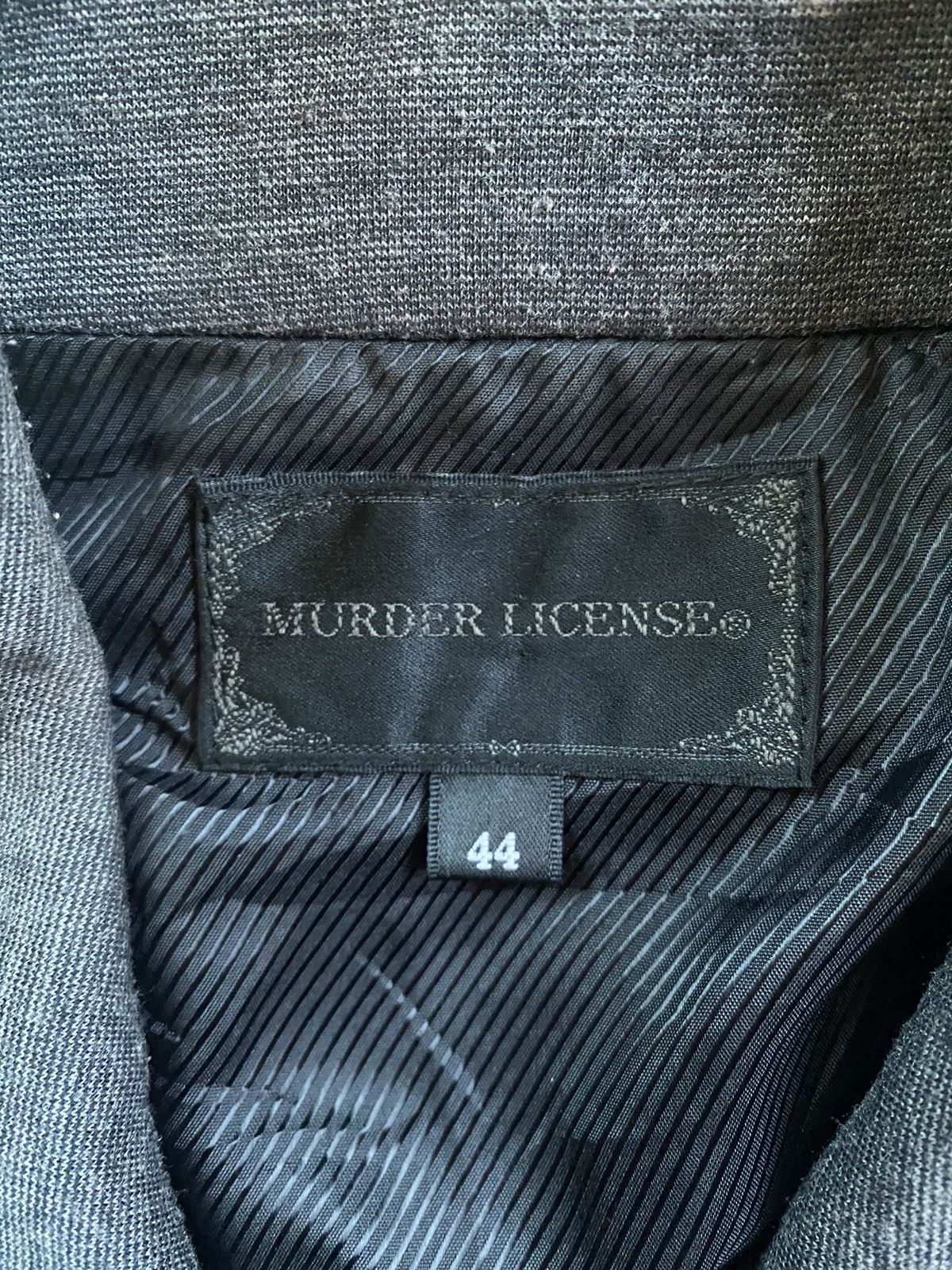 If Six Was Nine Murder License Double-Breasted Punk Jacket Size US S / EU 44-46 / 1 - 11 Thumbnail