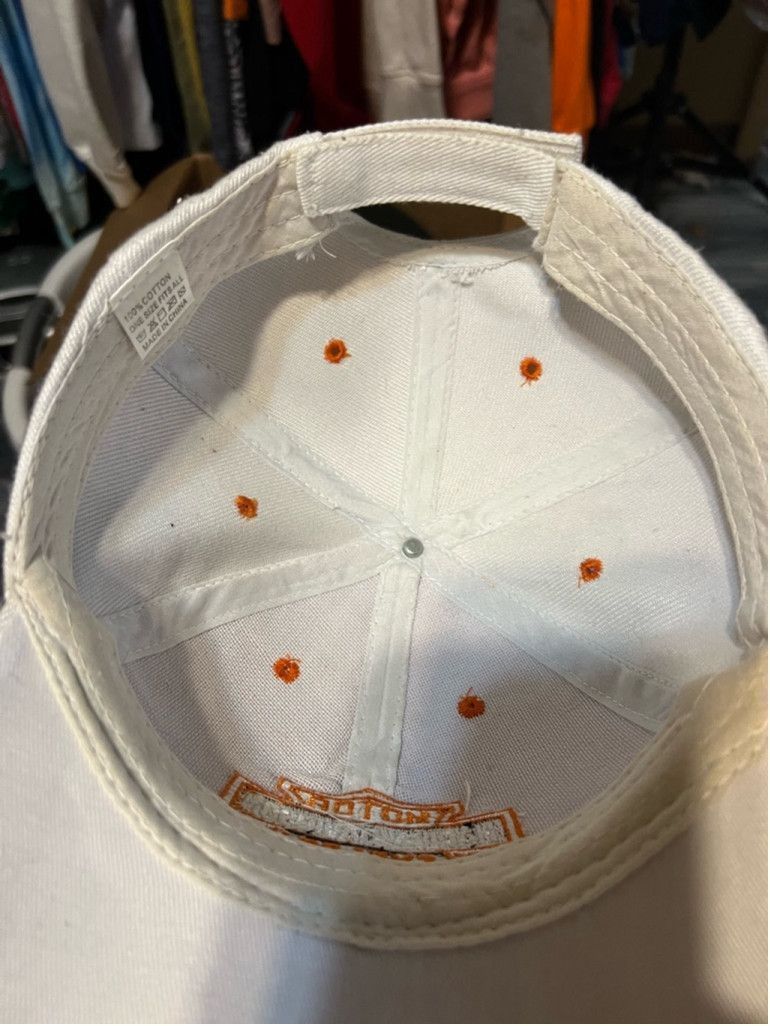 Other Unisex Harley-Davidson Hat One Size White & Orange Size ONE SIZE - 5 Thumbnail