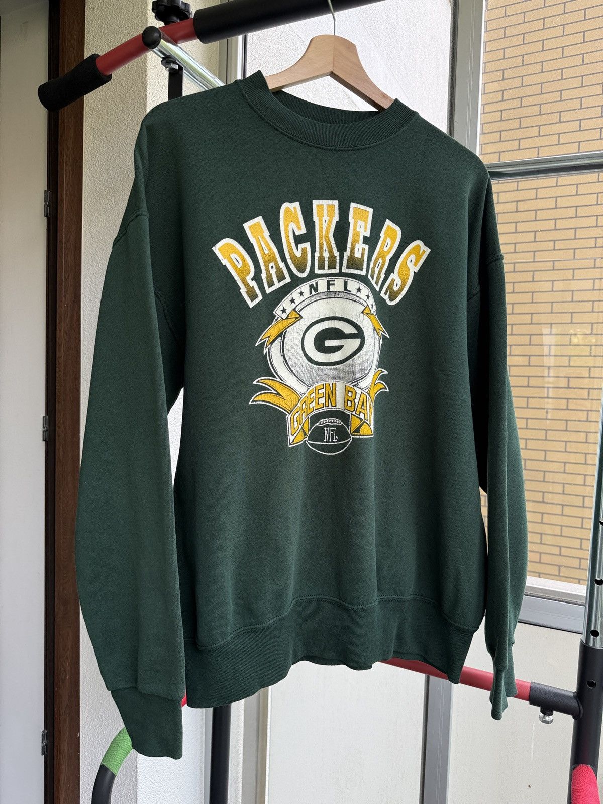 NFL Men's Vintage NFL Green Bay Packers Crewneck Football Size US XL / EU 56 / 4 - 1 Thumbnail