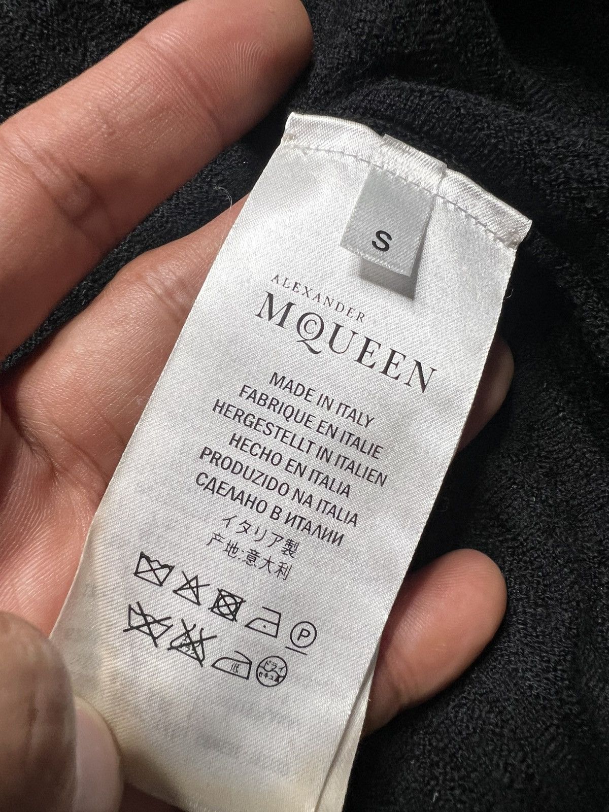 Alexander McQueen Alexander Mcqueen Black Textured Knit Cape Size S / US 4 / IT 40 - 12 Thumbnail