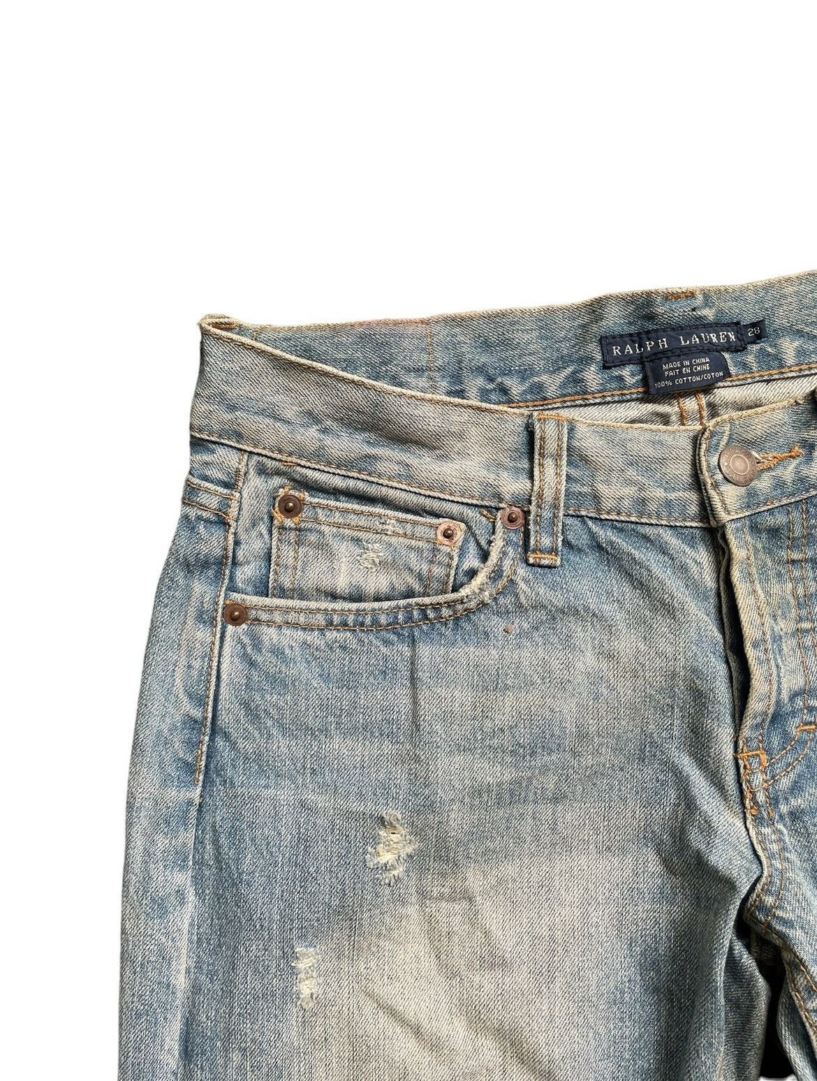 Ralph Lauren Vintage Ralph Lauren Custom Patchwork Jeans Size 28" / US 6 / IT 42 - 5 Thumbnail