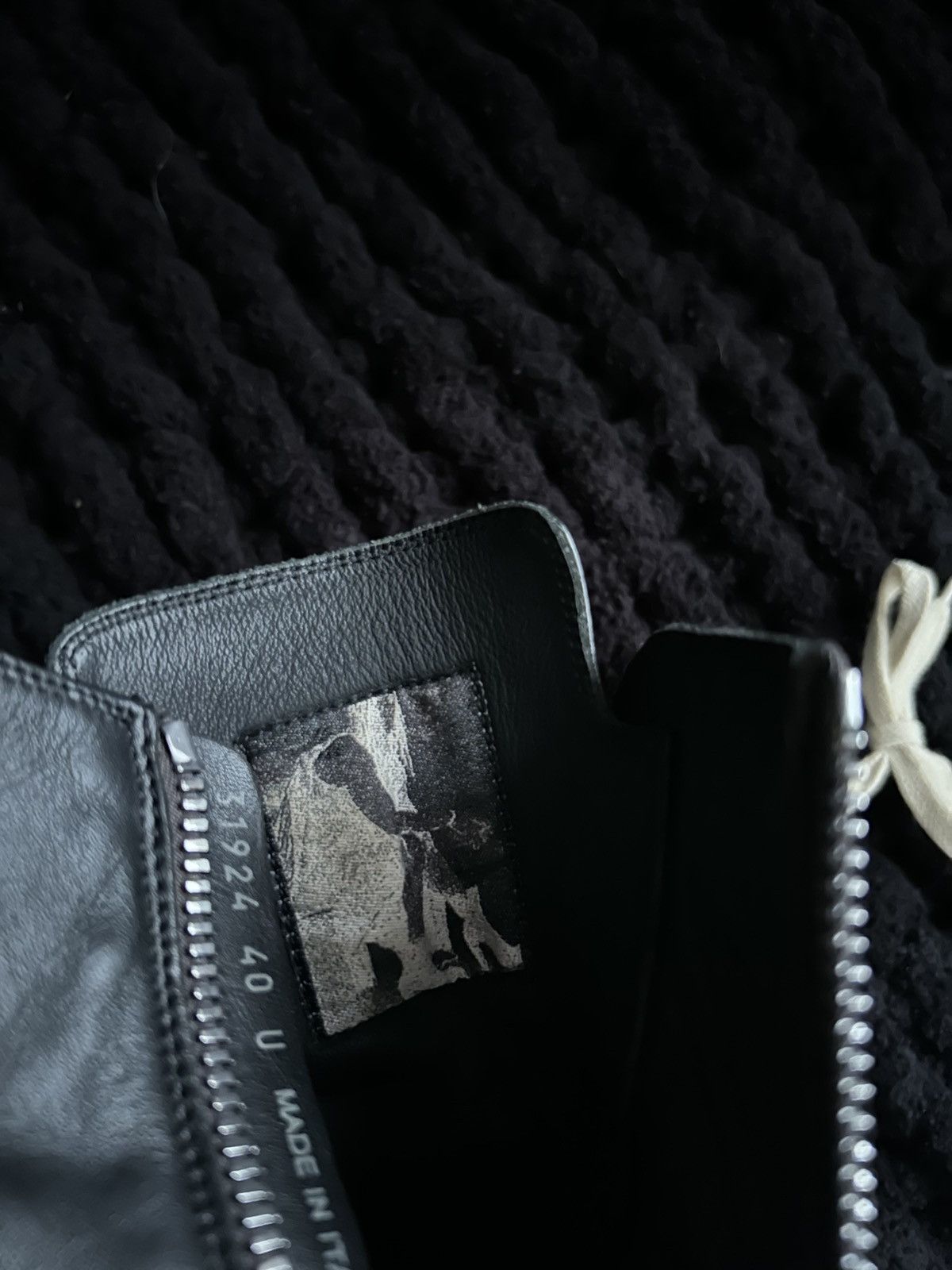 Rick Owens Rick Owens Mainline Leather Ramones High Black Size 39 Size US 10 / IT 40 - 6 Thumbnail
