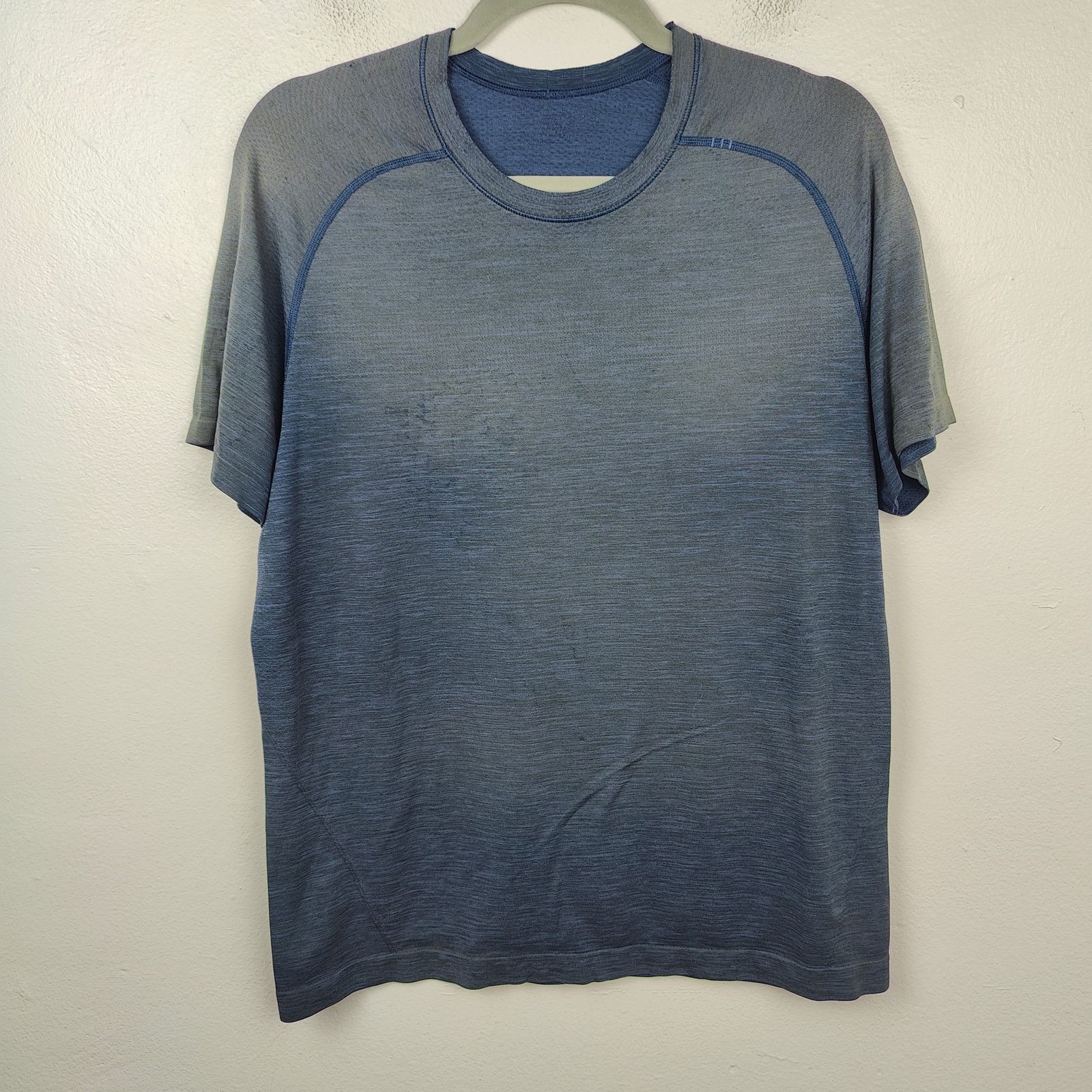 Lululemon Lululemon Metal Vent Tech Tee Mens Medium Blue Heather Size US M / EU 48-50 / 2 - 1 Thumbnail