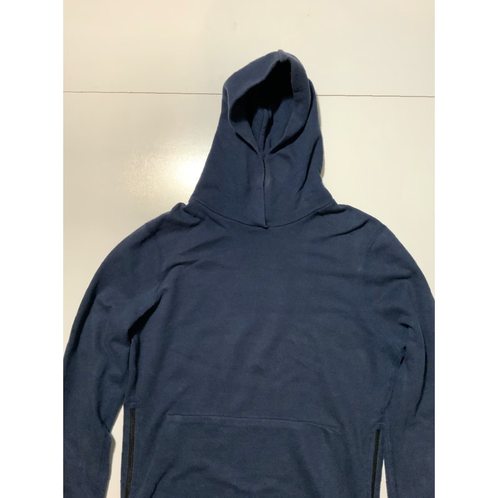 John Elliott VINTAGE? John Elliott + Co Villain Side Zip Terry Fleece Essential Pullover Hoodie Sz. 2 Mens Blue Hoodie Pullover Zip 2 Blue 2 Mens Size US XS / EU 42 / 0 - 3 Thumbnail