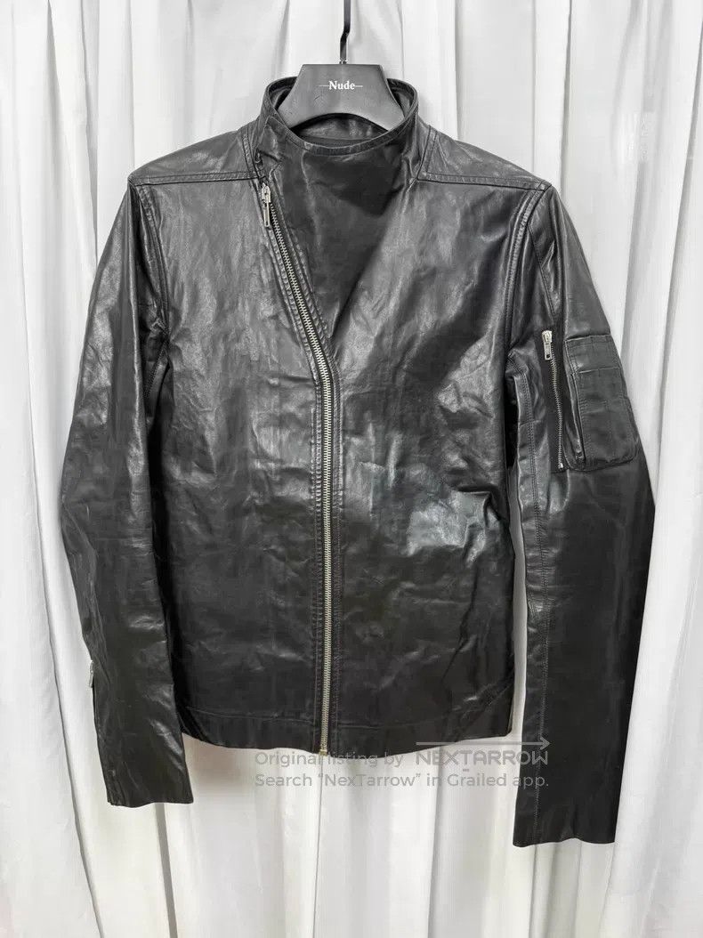 Rick Owens Rick Owens Stand-up collar motorcycle jacket| Size US M / EU 48-50 / 2 - 1 Thumbnail