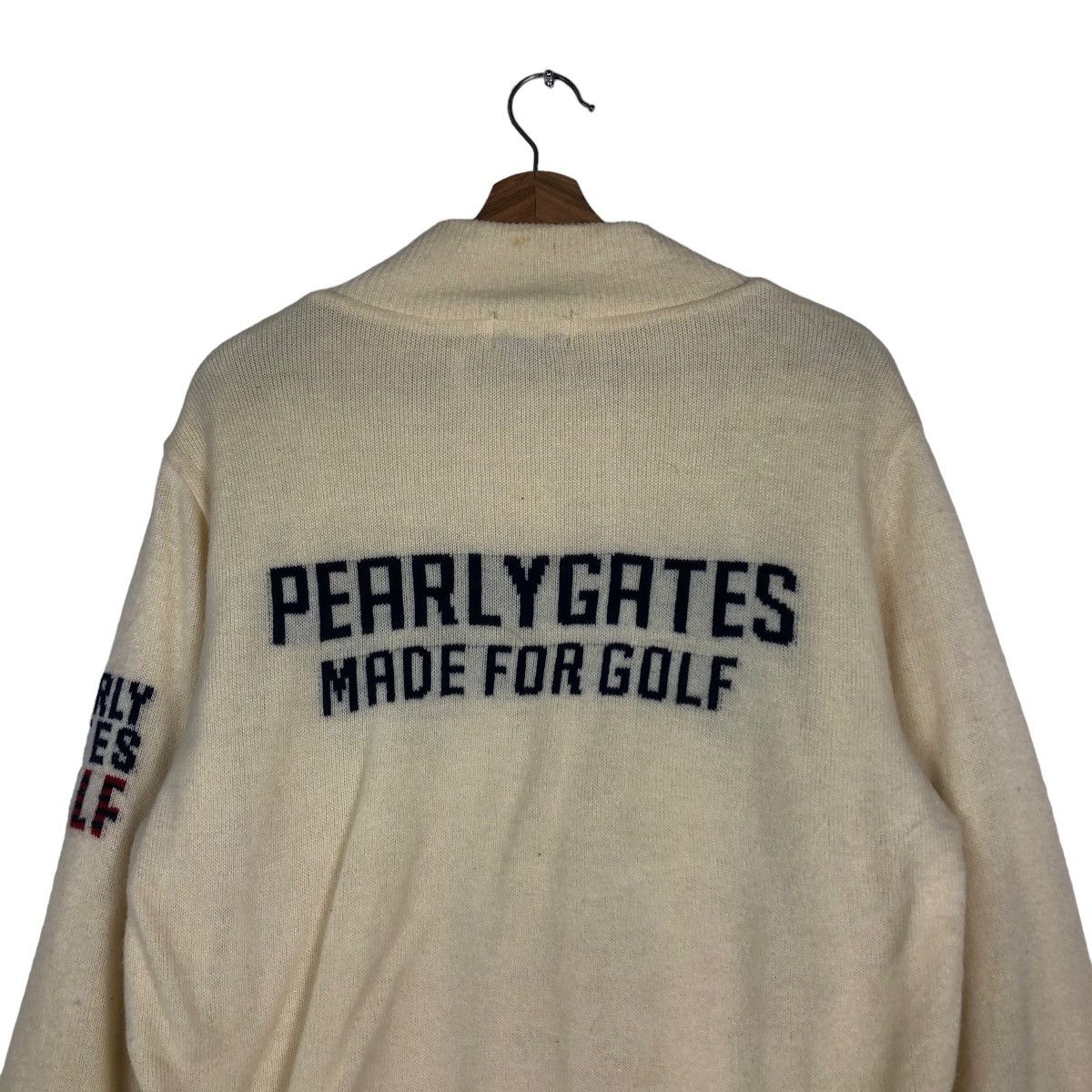 Hysteric Glamour 🔥Vintage Knit Zipper Jacket Pearly Gates Big Logo Size US M / EU 48-50 / 2 - 9 Thumbnail