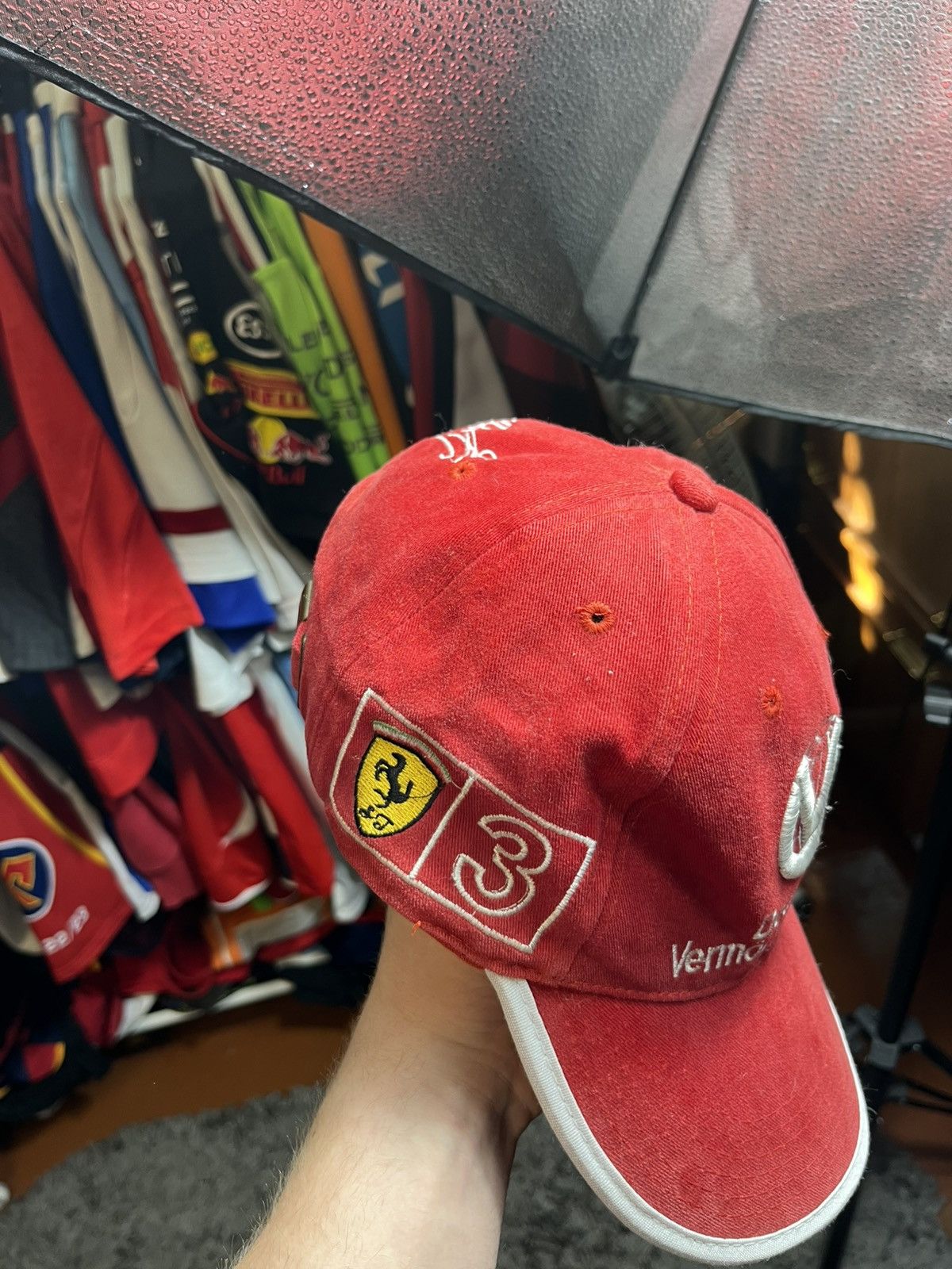 Ferrari FERRARI VINTAGE RACING GERMANY CAP Y2K Size ONE SIZE - 4 Thumbnail