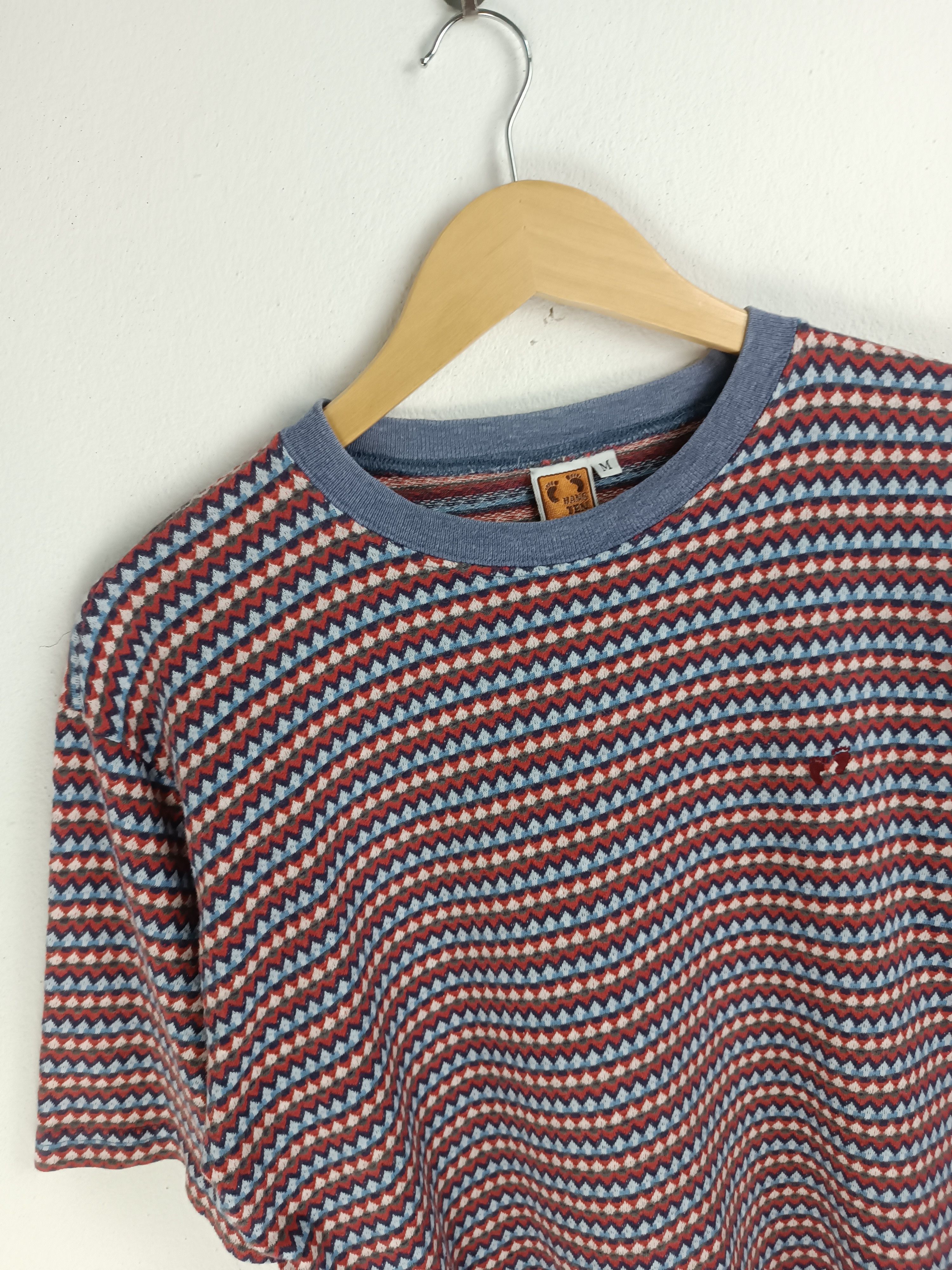 Hang Ten VINTAGE 80'S HANG TEN STRIPED MESH TRIBAL SURF BEACH RARE Ts Size US M / EU 48-50 / 2 - 5 Thumbnail