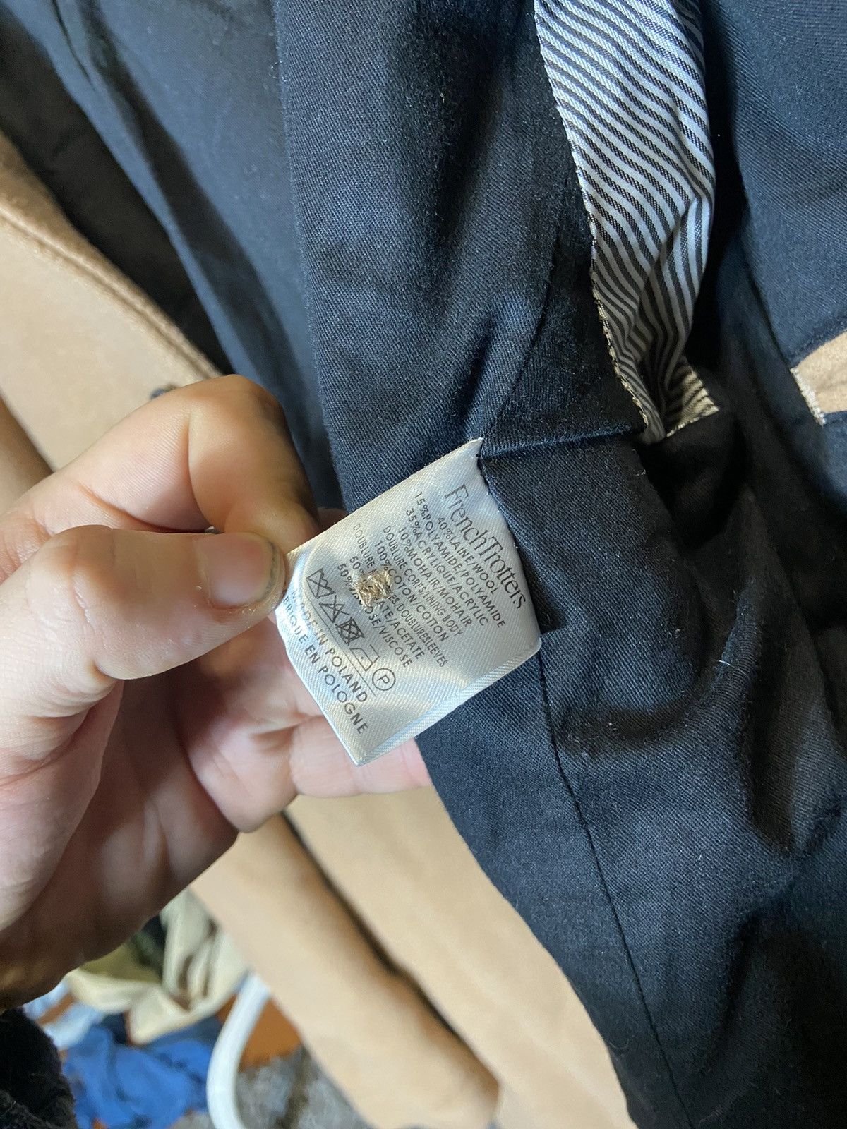 Designer × FrenchTrotters × Vintage FRENCH TROTTERS WOOL MENS PREMIUM CLASSIC TRENCH COAT Size US S / EU 44-46 / 1 - 4 Thumbnail