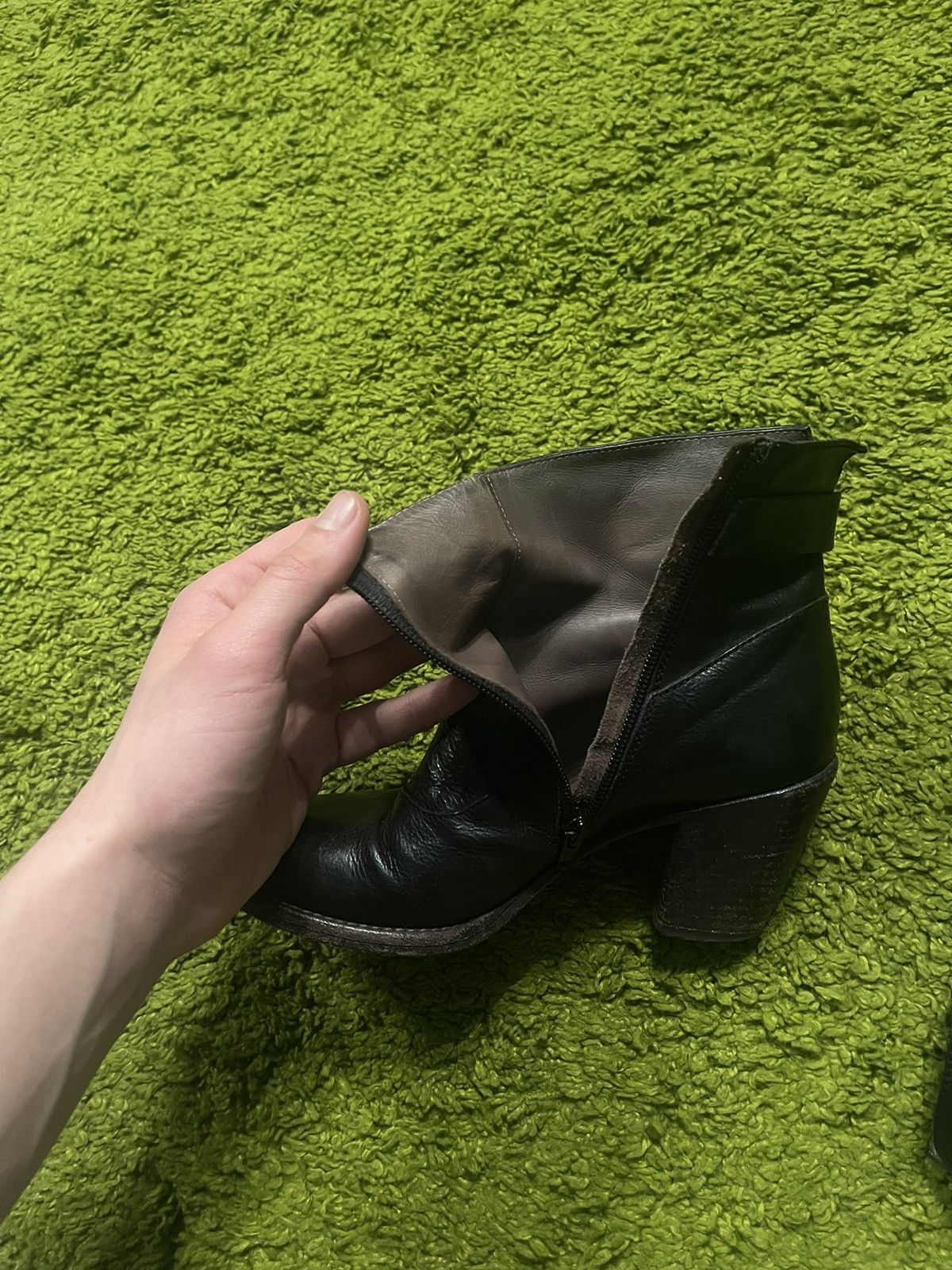 Designer × MoMA Moma avant garde real leather heels boots Size US 5.5 / IT 35.5 - 9 Thumbnail
