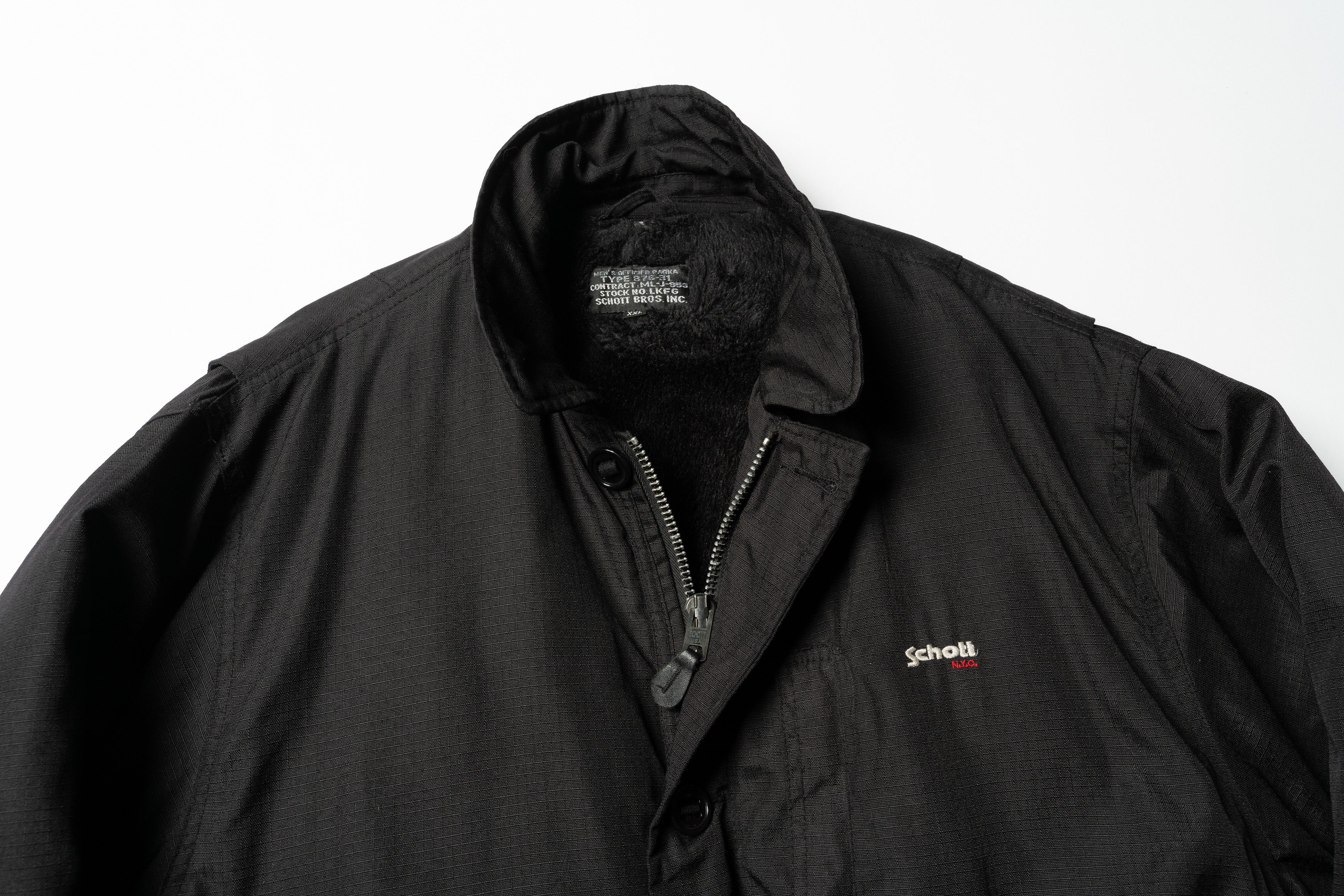 Schott 🔵 SCHOTT Cordura Black Jacket Size US XXL / EU 58 / 5 - 2 Thumbnail