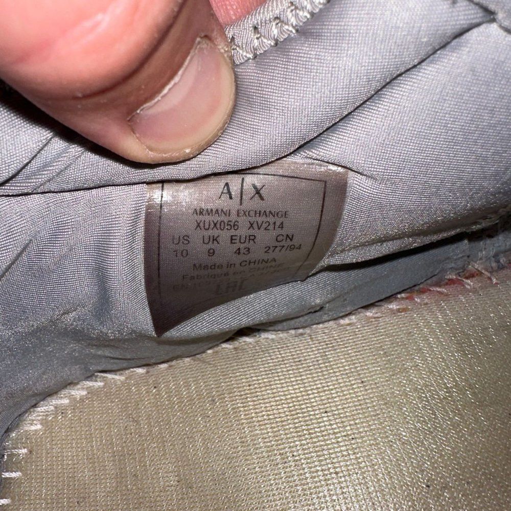 Armani Exchange Armani Exchange Grey Sneakers Men's Size 10 US Size US 10 / EU 43 - 2 Thumbnail