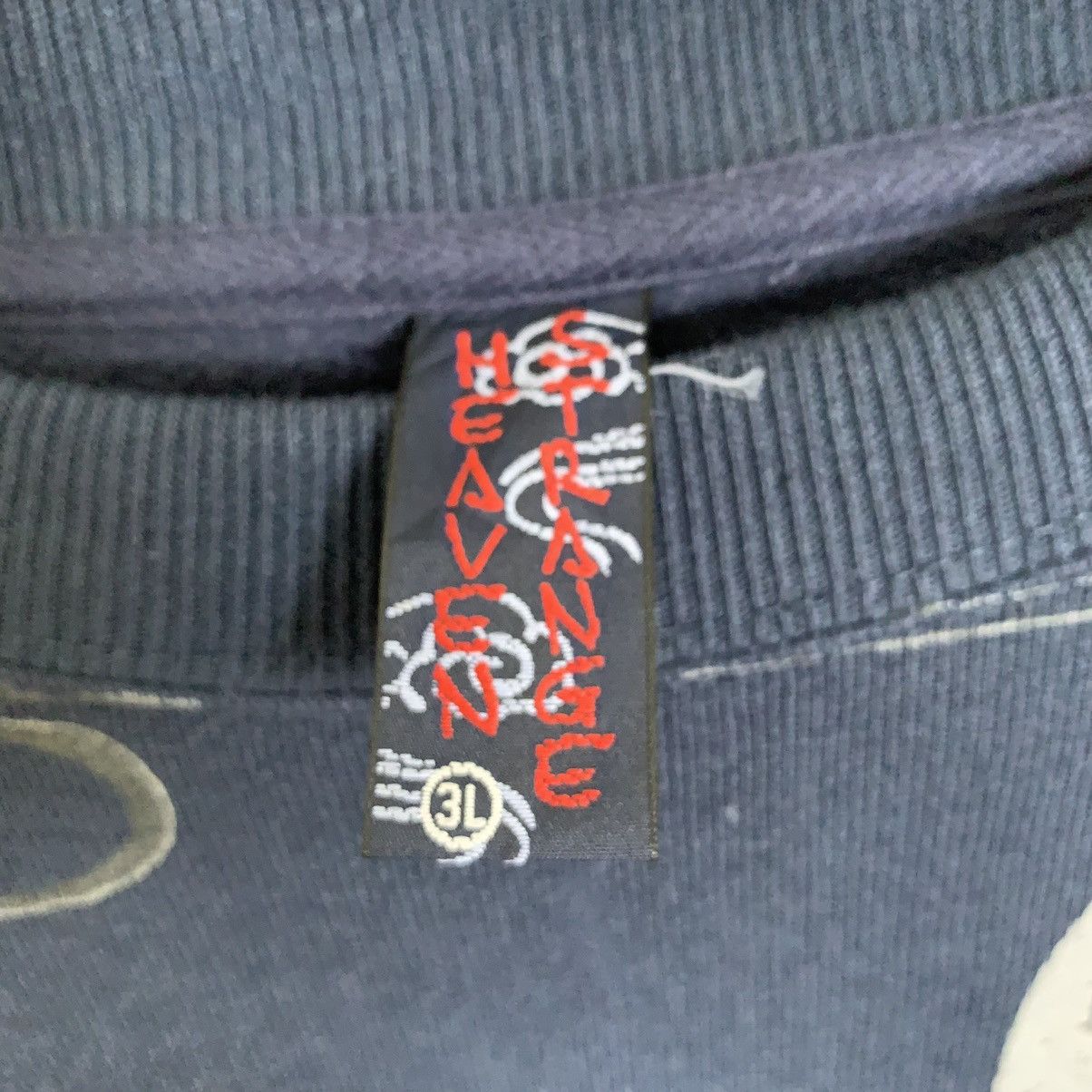 Japanese Brand × Vintage Heaven Strange Over Print Sweatshirt Crewneck Size 3XL / US 20-22 - 9 Thumbnail