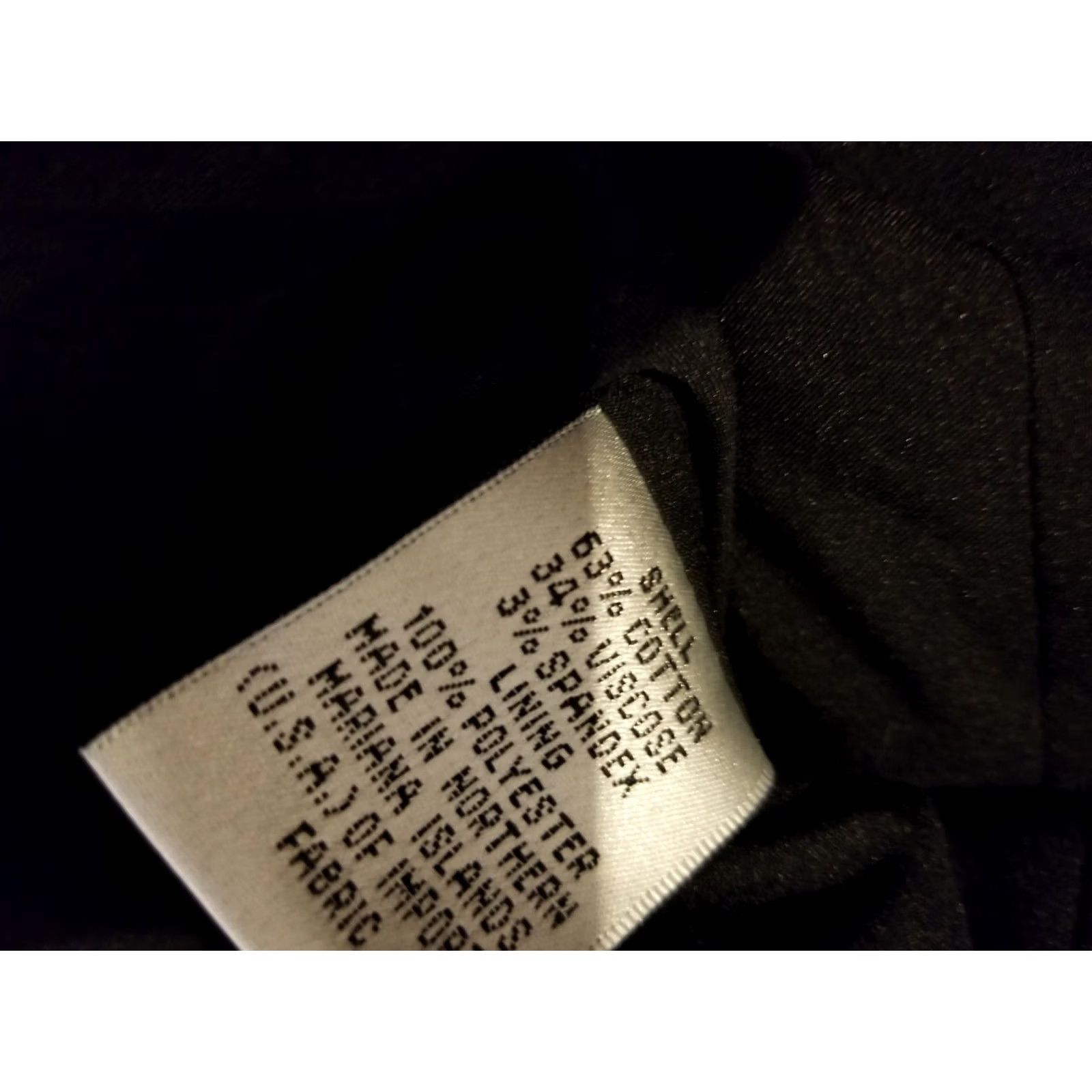 Talbots Womens Talbots Jacket Blazer 8 Black Cotton Size M / US 6-8 / IT 42-44 - 4 Thumbnail