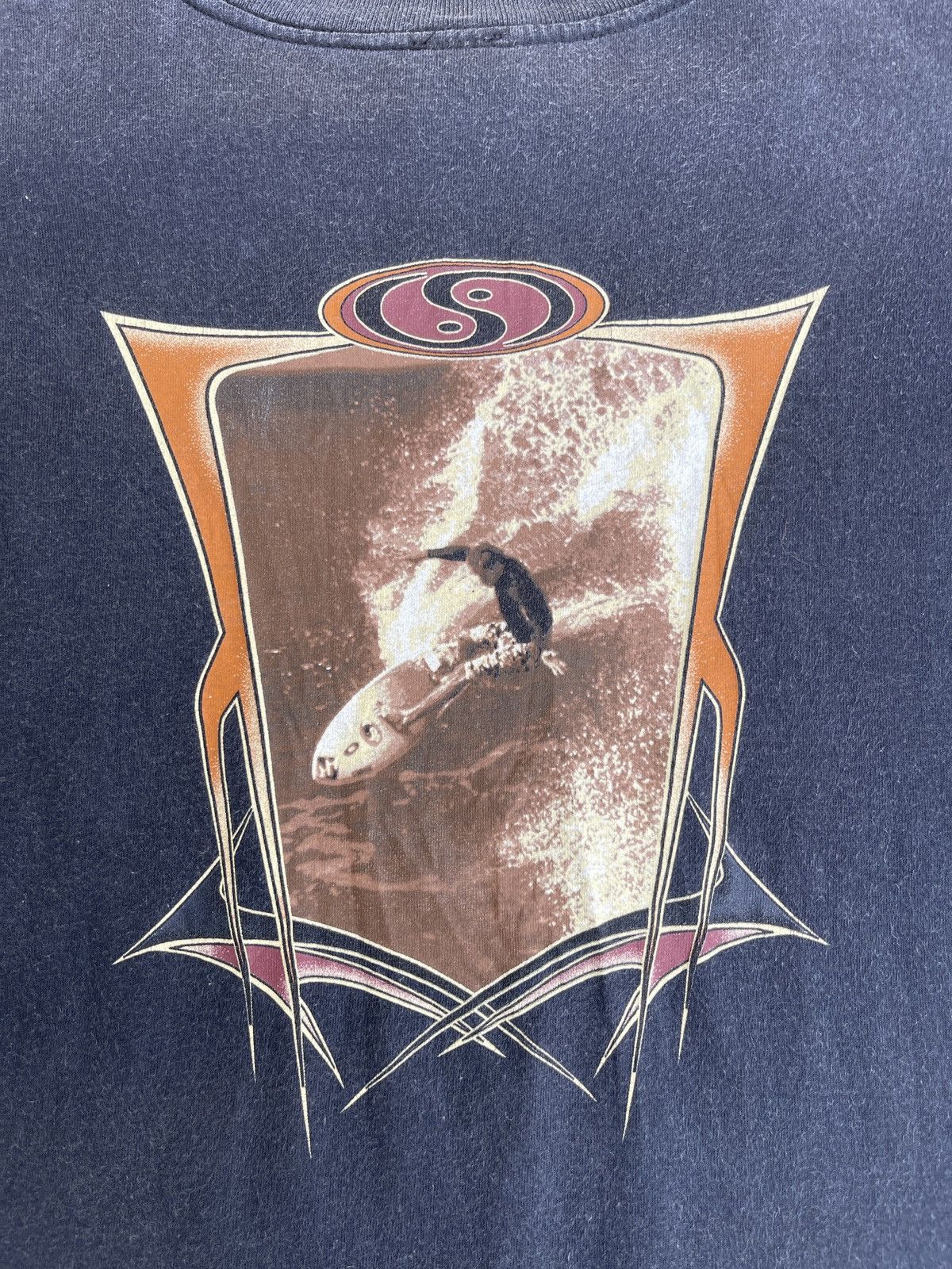 Vintage Last Drop🔥Rare🔥Vintage Faded 90s T&C Surf Design Tee Size US S / EU 44-46 / 1 - 9 Thumbnail