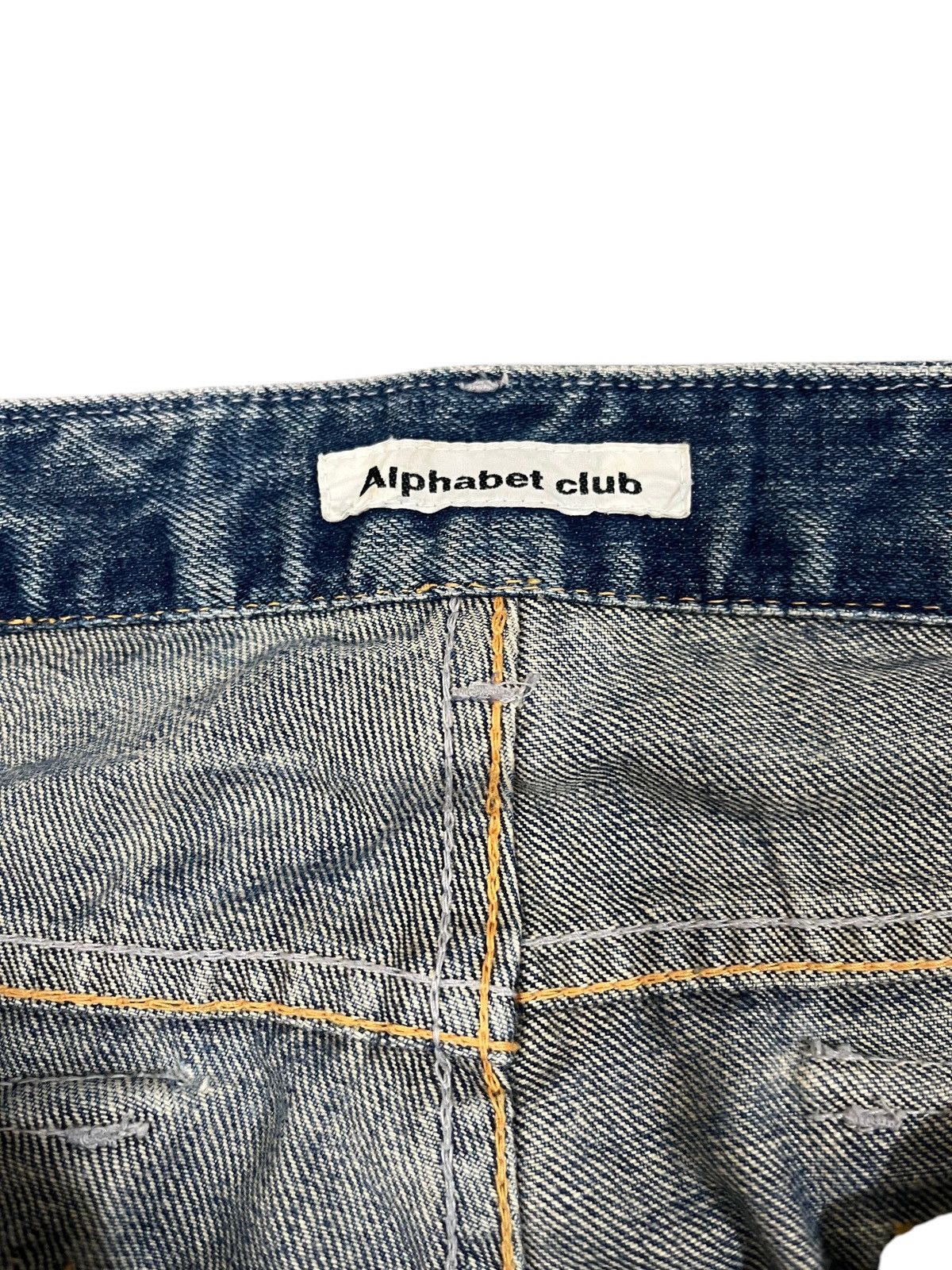 Japanese Brand × Manual Alphabet Vintage Alphabet Club Flare Mudwash Denim Size US 34 / EU 50 - 5 Thumbnail