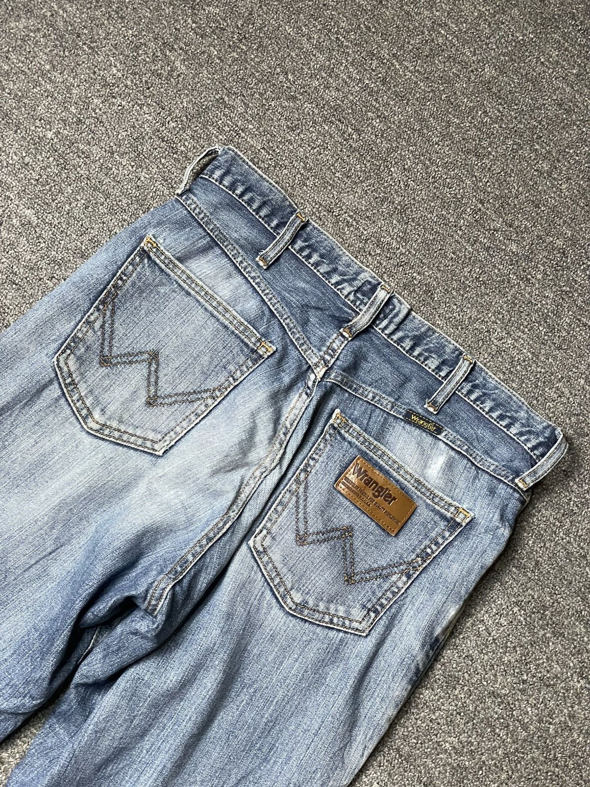 Vintage × Wrangler WRANGLER Casual Straight Cut Jeans (92) Size US 30 / EU 46 - 12 Thumbnail