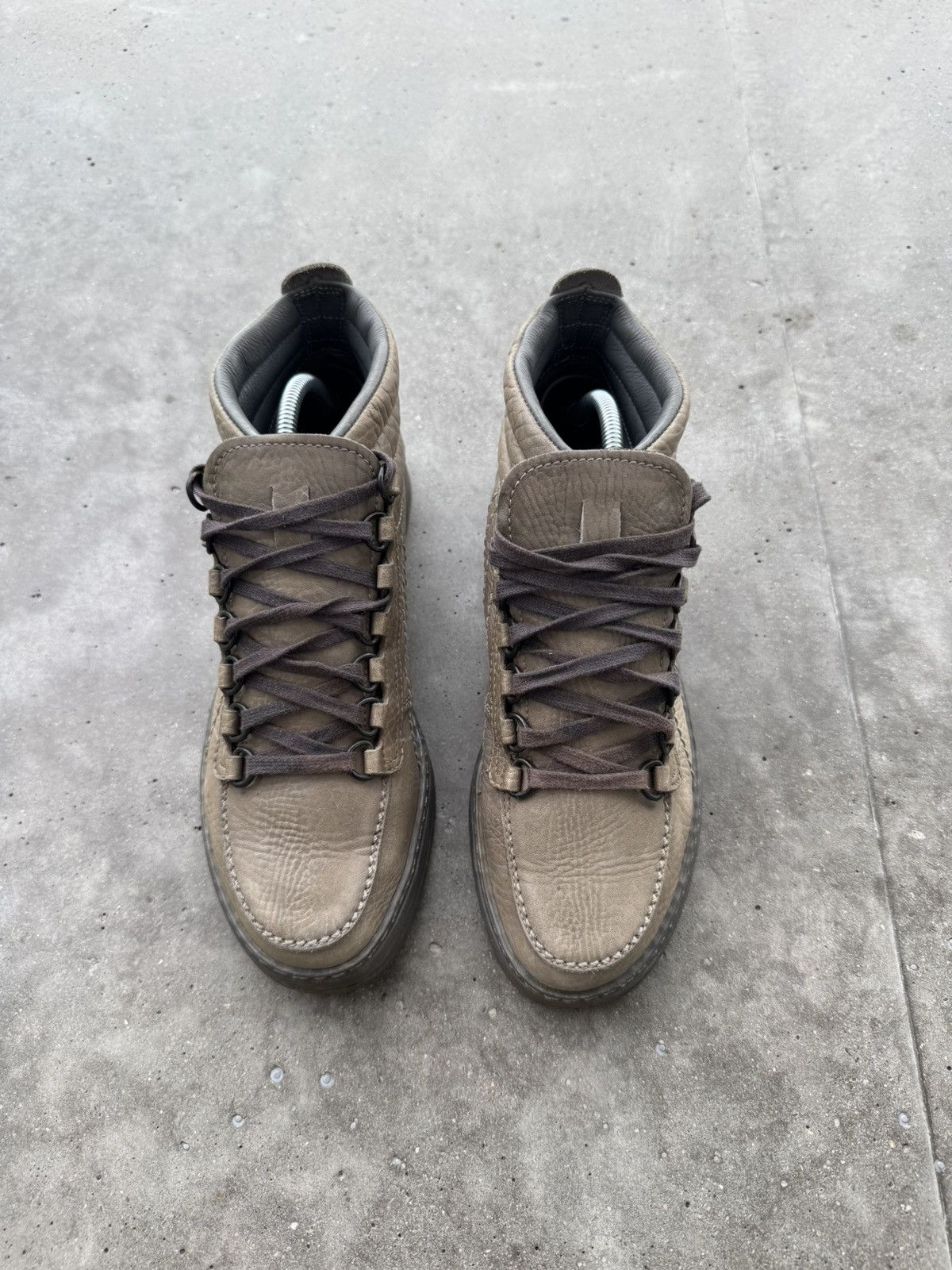 Genuine Leather × Japanese Brand × Mephisto Mephisto Leather Derby Shoes High sneakers casual Size US 8.5 / EU 41-42 - 4 Thumbnail