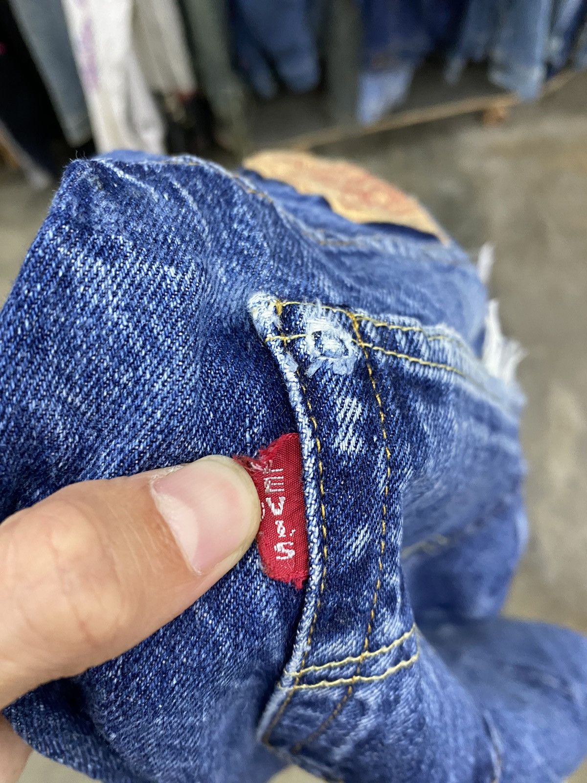 Levi's vintage levis selvedge 501xx redline distressed Size US 30 / EU 46 - 11 Thumbnail
