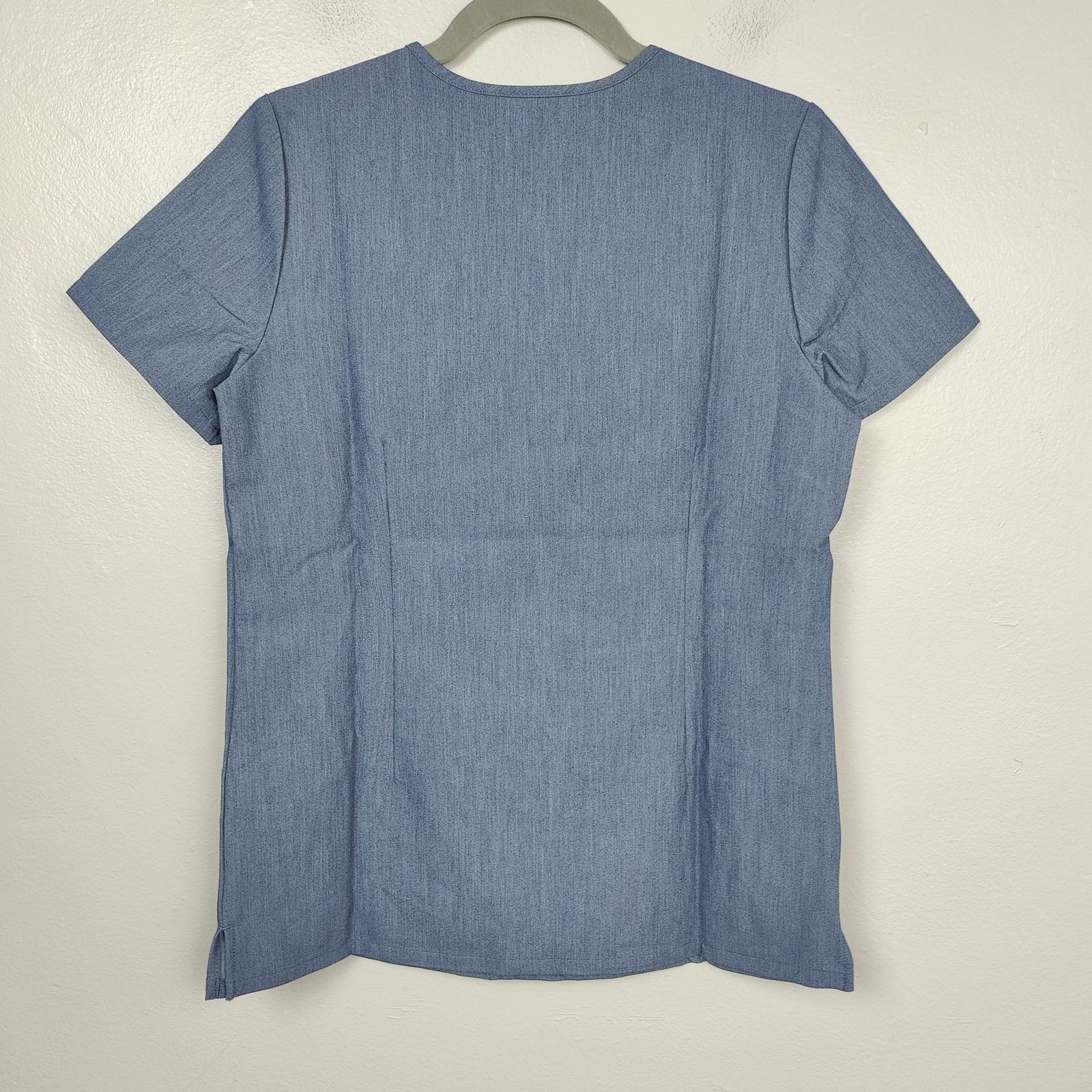 Other Figs Casma Scrub Top Womens XS Heather Denim Gray Size XS / US 0-2 / IT 36-38 - 5 Thumbnail