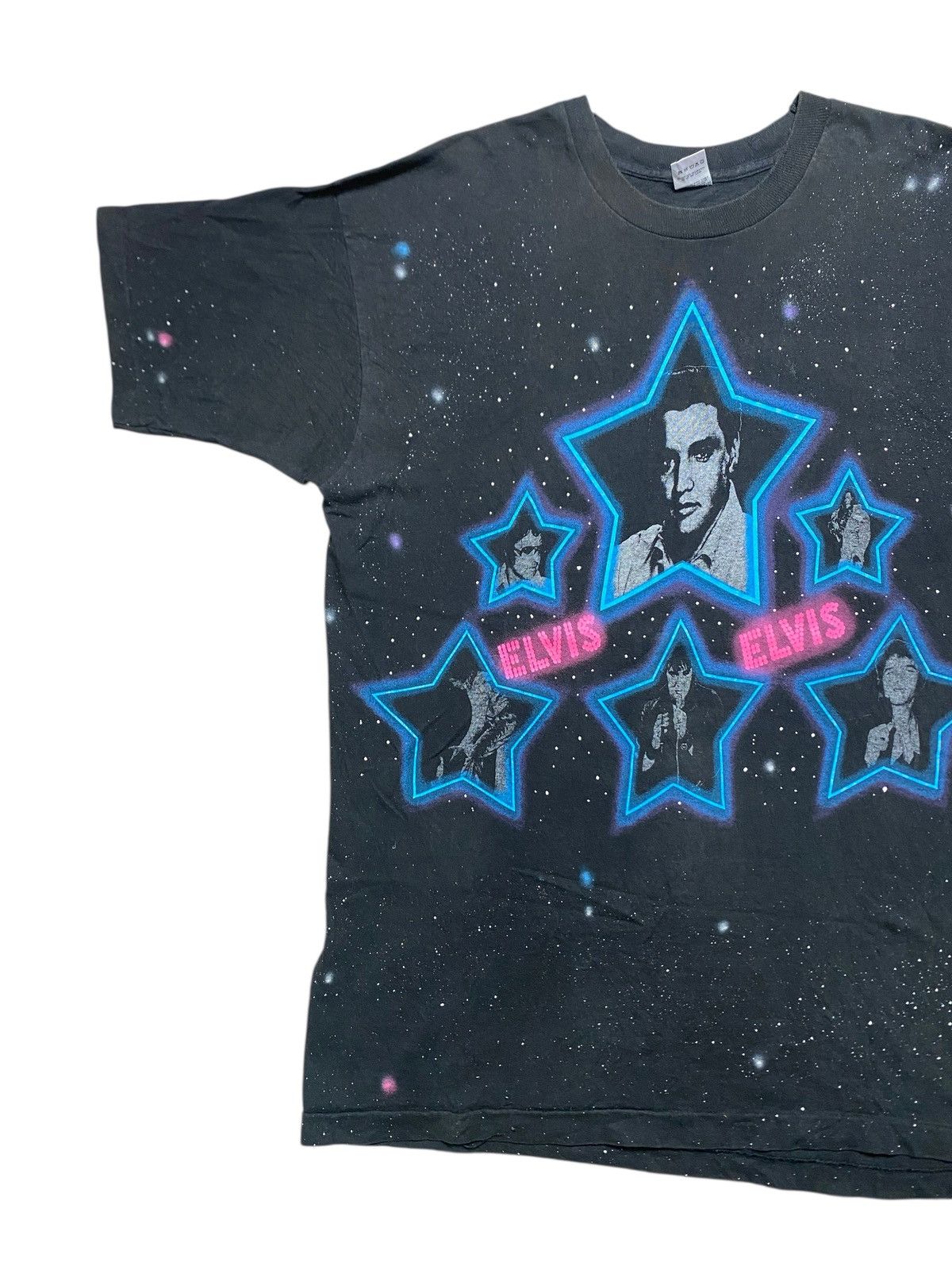 Vintage VINTAGE TSHIRT ELVIS PRESLEY RAPTEE DESIGN Size US XL / EU 56 / 4 - 4 Thumbnail