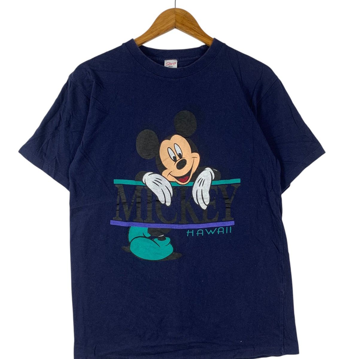 Mickey Mouse Vintage 90’ MICKEY MOUSE HAWAII Disney Resort Tee Shirt Top Size US S / EU 44-46 / 1 - 3 Thumbnail