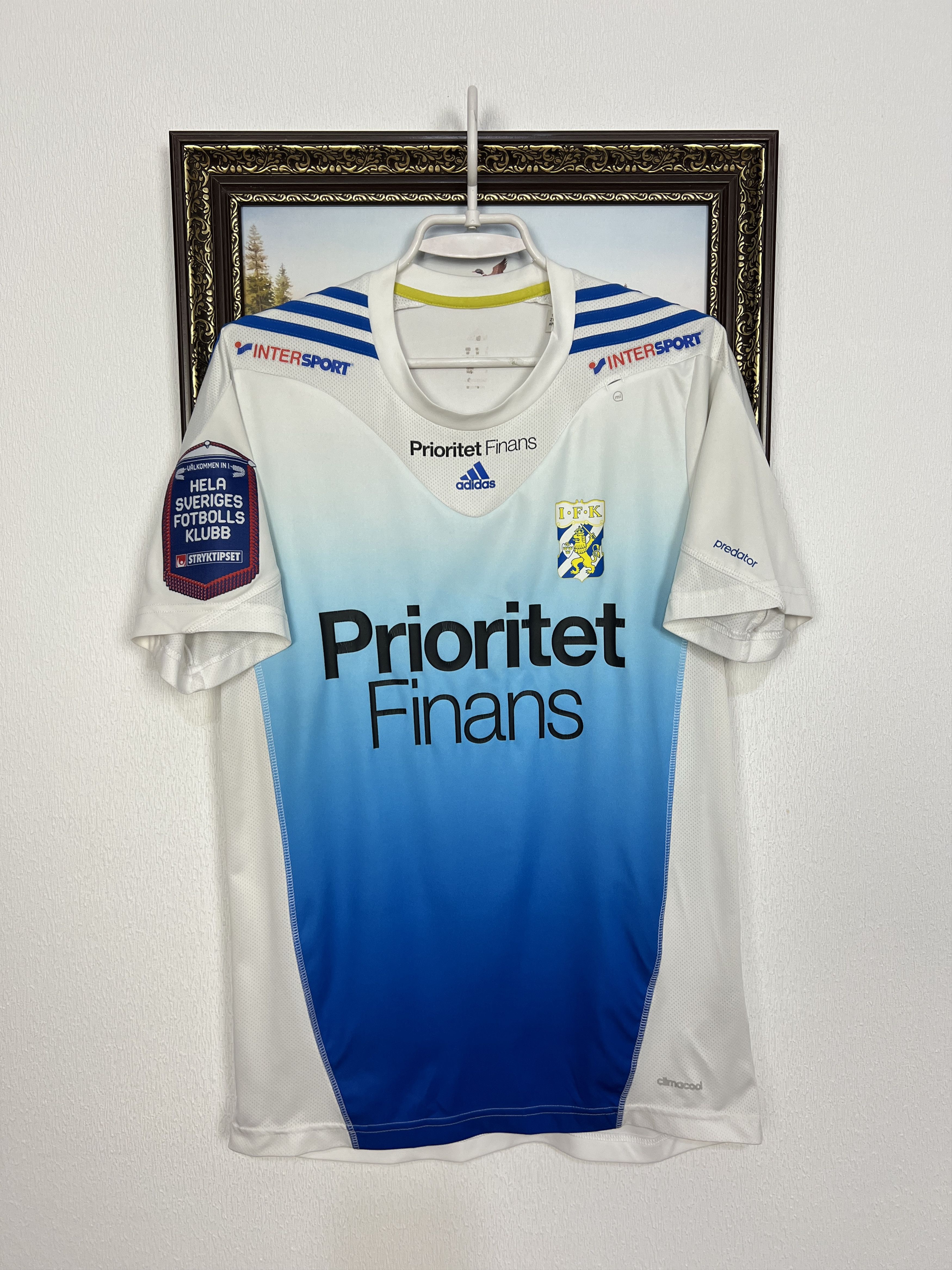 Adidas Adidas Goteborg Football Player Issue Football Shirt Jersey Size US M / EU 48-50 / 2 - 1 Thumbnail