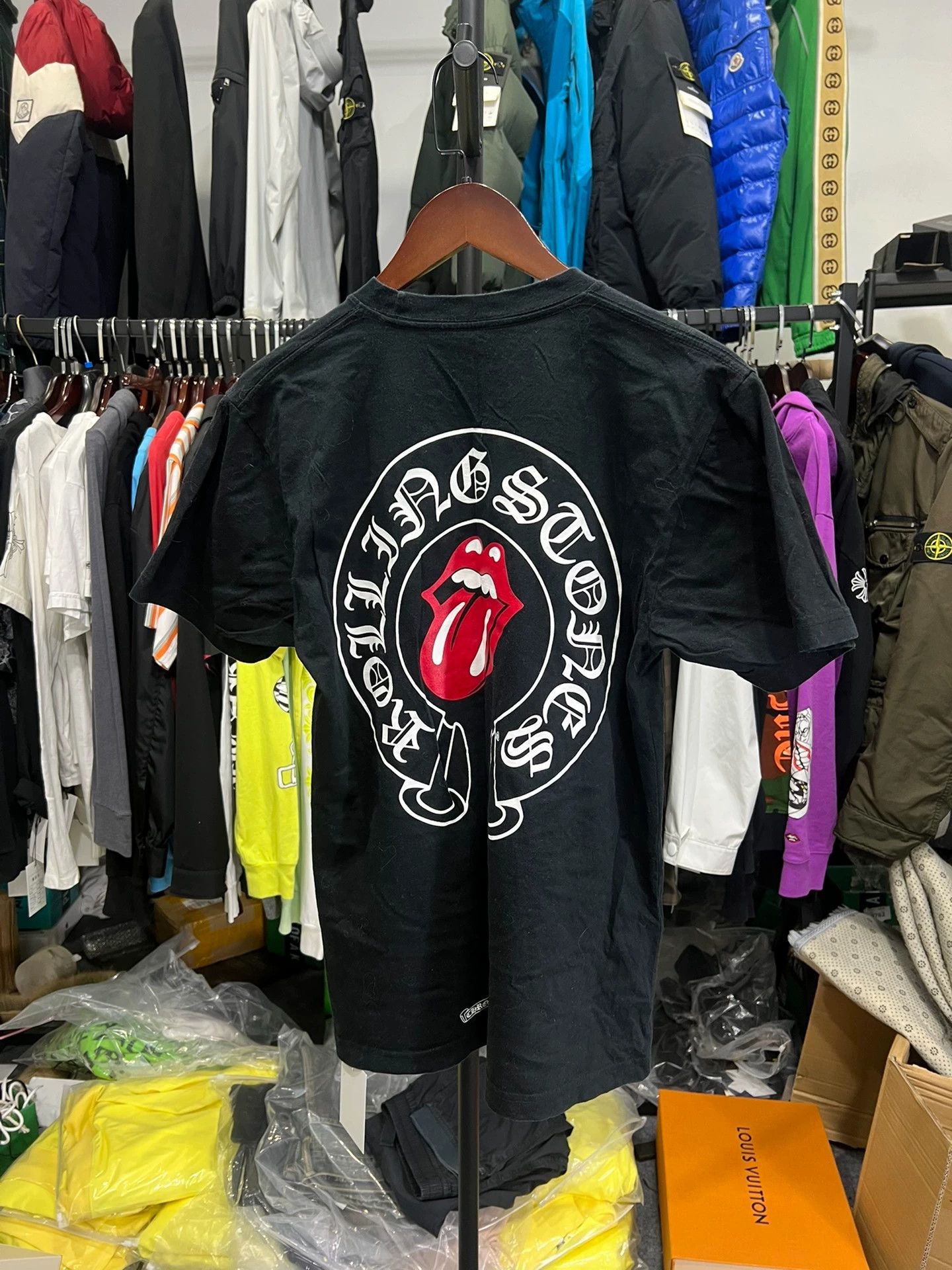 Chrome Hearts Chrome Hearts Red Tongue Horseshoe Short-Sleeve T-Shirt Size US M / EU 48-50 / 2 - 2 Thumbnail