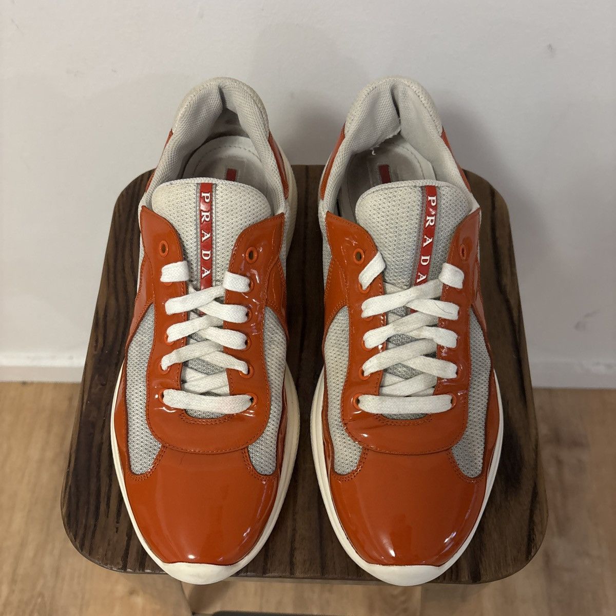 Prada Prada Cup Orange Size 10.5 / 11.5 US Size US 11.5 / EU 44-45 - 4 Thumbnail