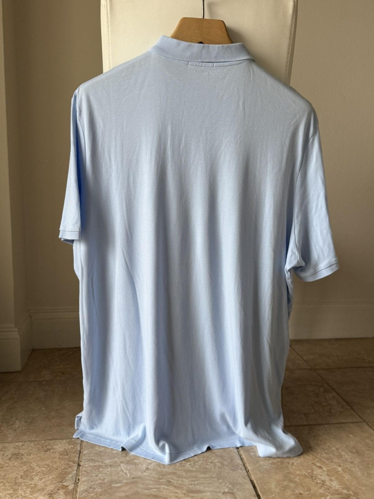 Polo Ralph Lauren Ralph Lauren Light Blue Polo Shirt Size US XXL / EU 58 / 5 - 2 Thumbnail