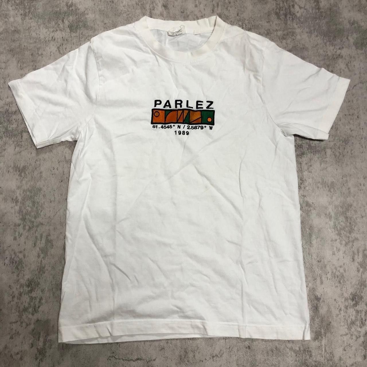 Parlez White Parlez T-shirt with multi-coloured design #skater Size US S / EU 44-46 / 1 - 1 Thumbnail