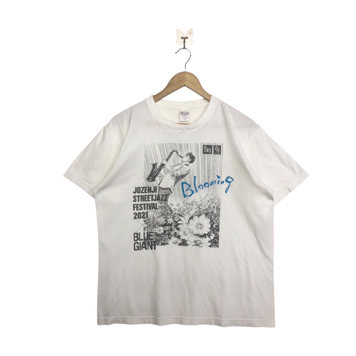 Anime BLUE GIANT ANIME X JOZENJI STREETJAZZ FESTIVAL 2021 TSHIRT Size US L / EU 52-54 / 3 - 1 Thumbnail
