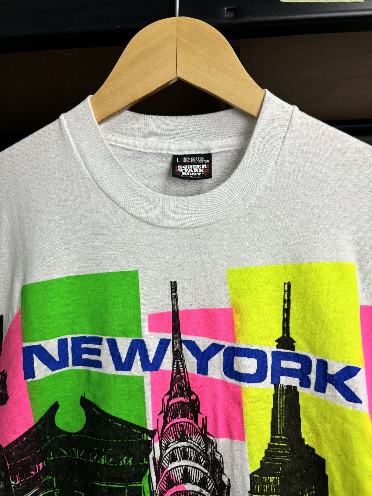 Vintage VERY RARE! Vintage 90’s Art New York Fifth Column Size US L / EU 52-54 / 3 - 6 Thumbnail
