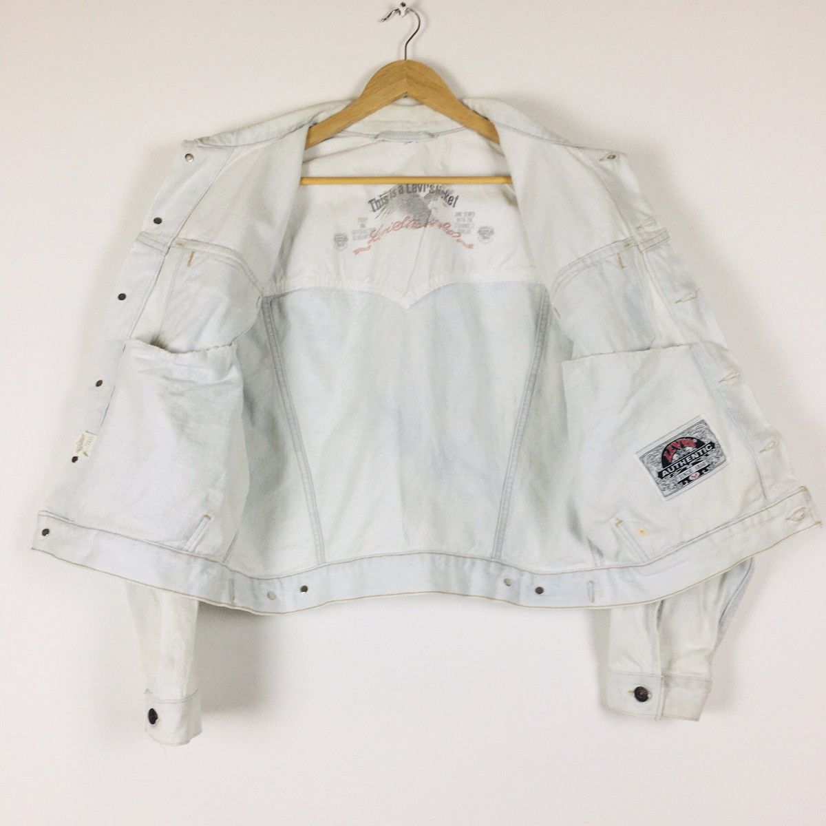 Levi's Vintage Y2K Levis Trucker Jacket Size US M / EU 48-50 / 2 - 9 Thumbnail