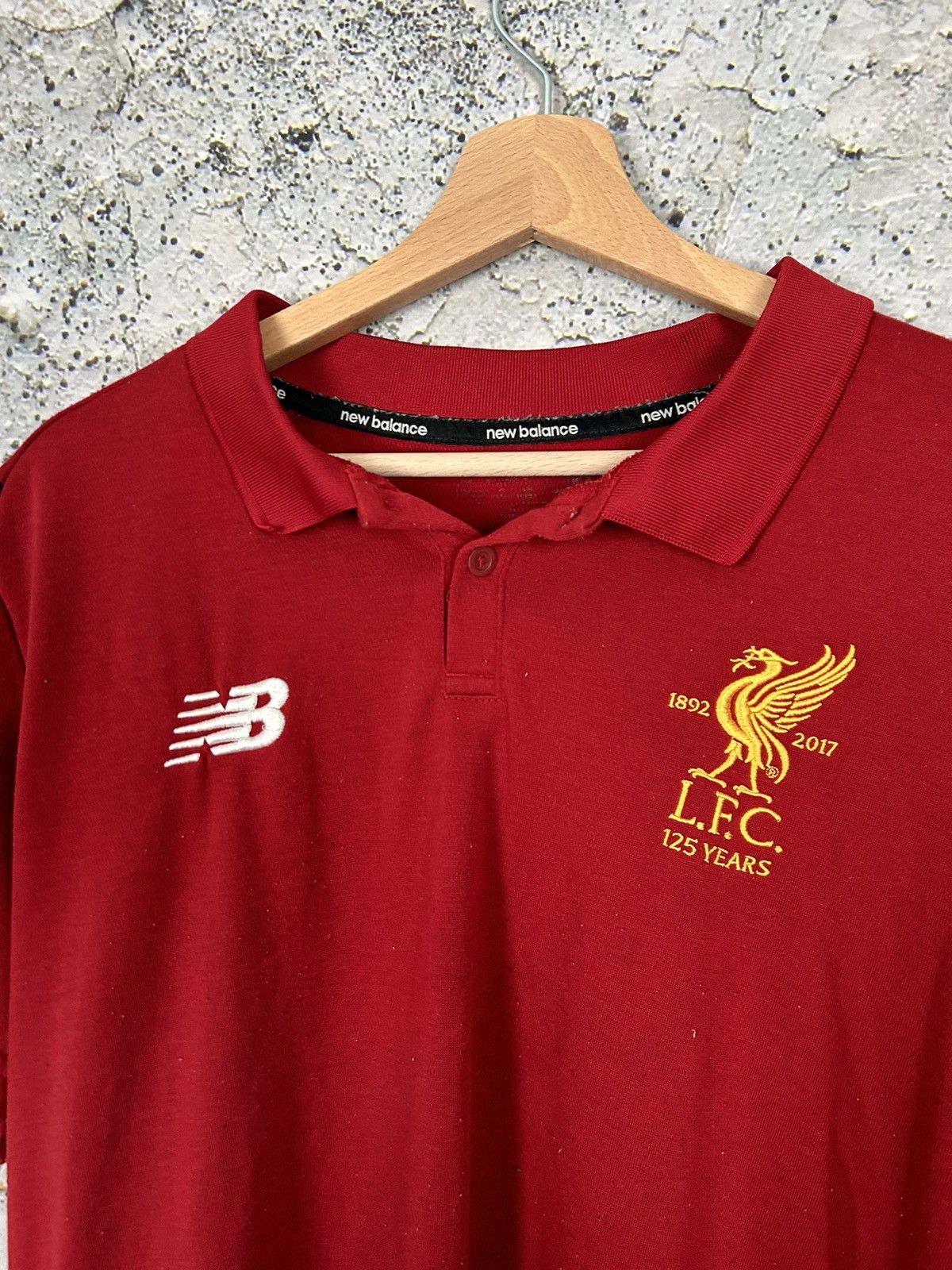 New Balance Liverpool FC Soccer Polo Shirt New Balance Football Retro Size US M / EU 48-50 / 2 - 3 Thumbnail