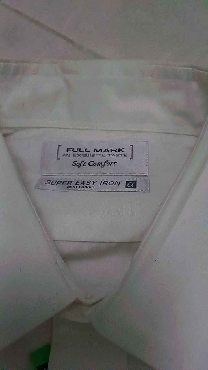 Other Full Mark White Long Sleeve Shirt Size US L / EU 52-54 / 3 - 1 Thumbnail