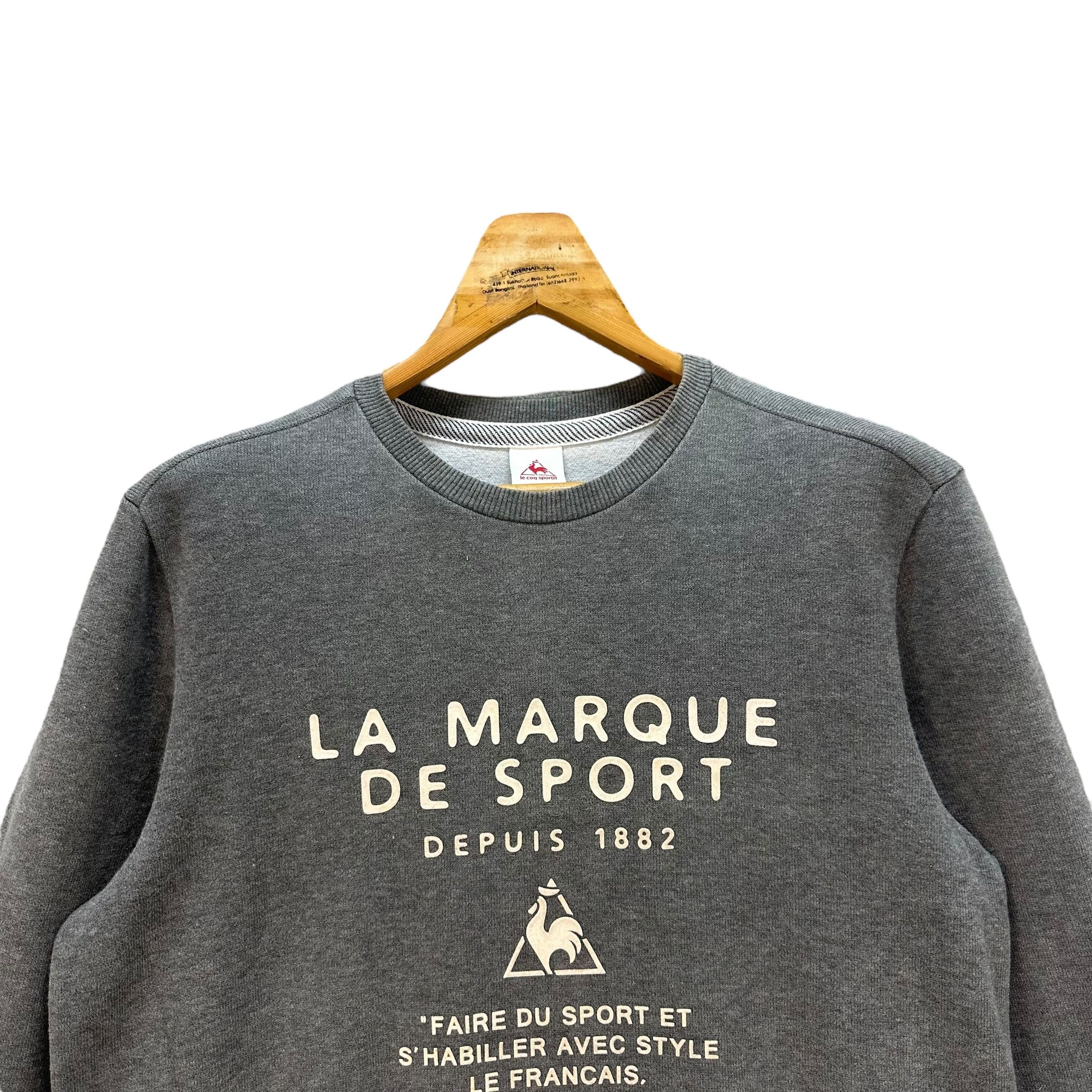 Le Coq Sportif LE COQ SPORTIF BIG LOGO SWEATSHIRTS #8828-029 Size US M / EU 48-50 / 2 - 2 Thumbnail