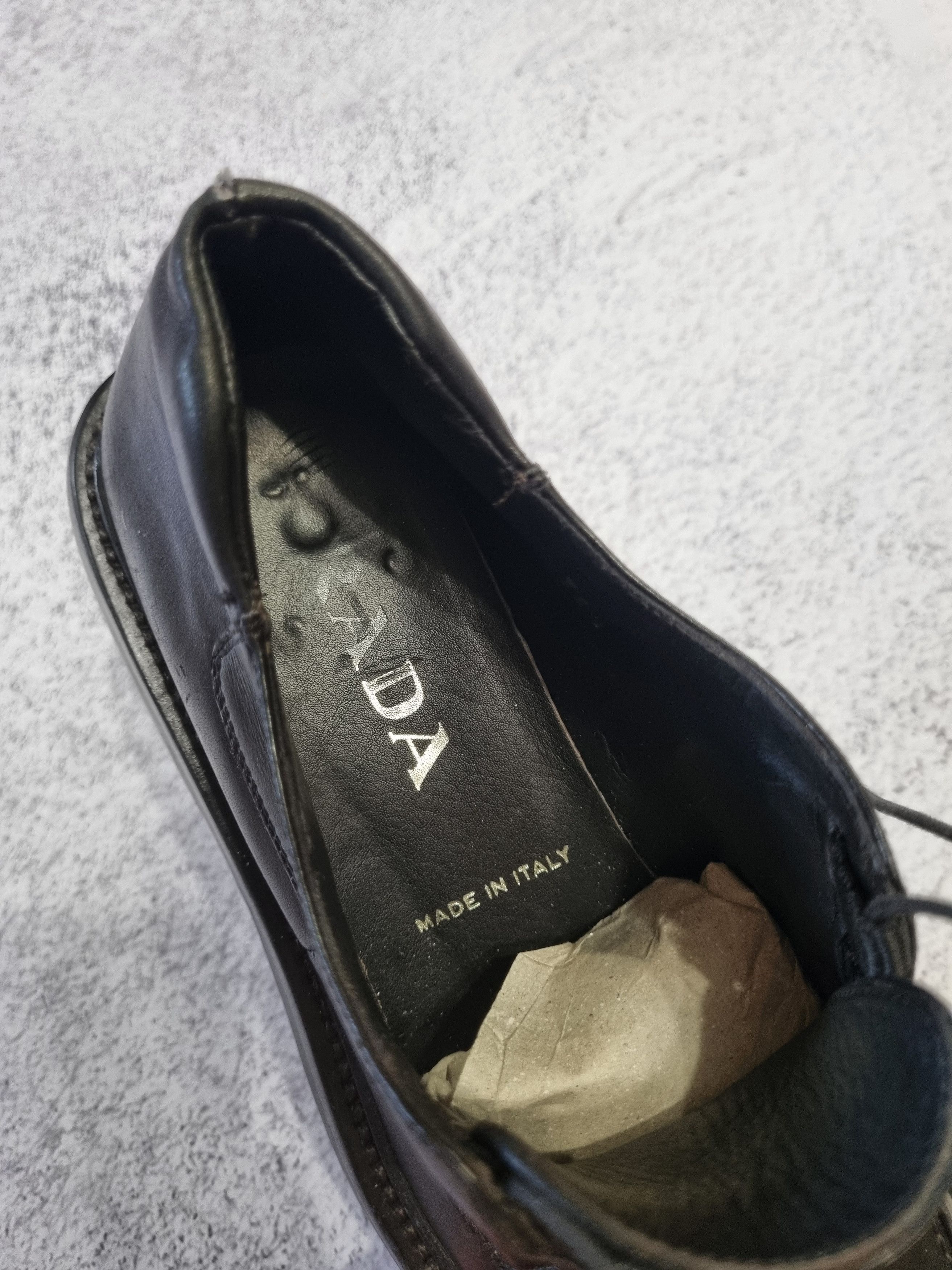 Prada Vintage Archive 90S Prada Leather Loafers Shoes Size US 5.5 / IT 35.5 - 7 Thumbnail