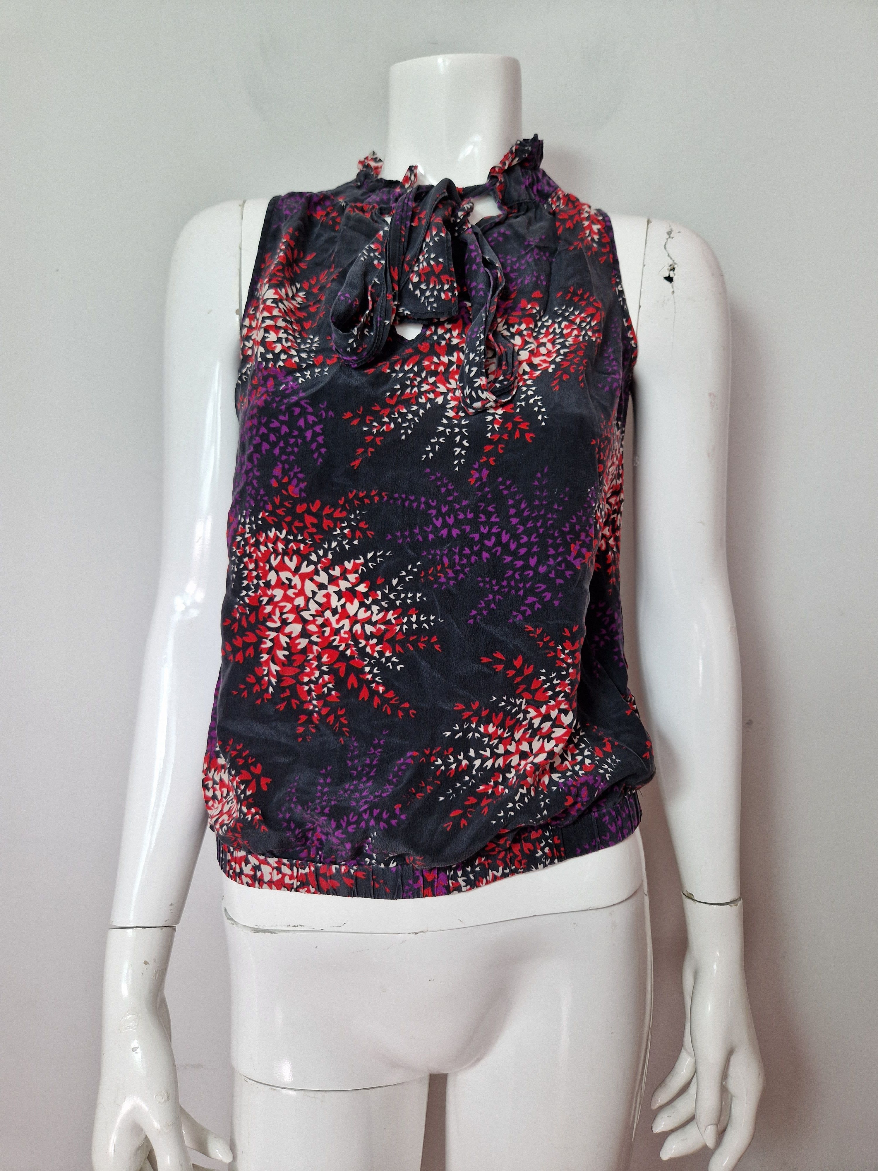 Japanese Brand × Vintage vintage silk top avant garde y2k vintage abstract amazing Size XS / US 0-2 / IT 36-38 - 7 Thumbnail