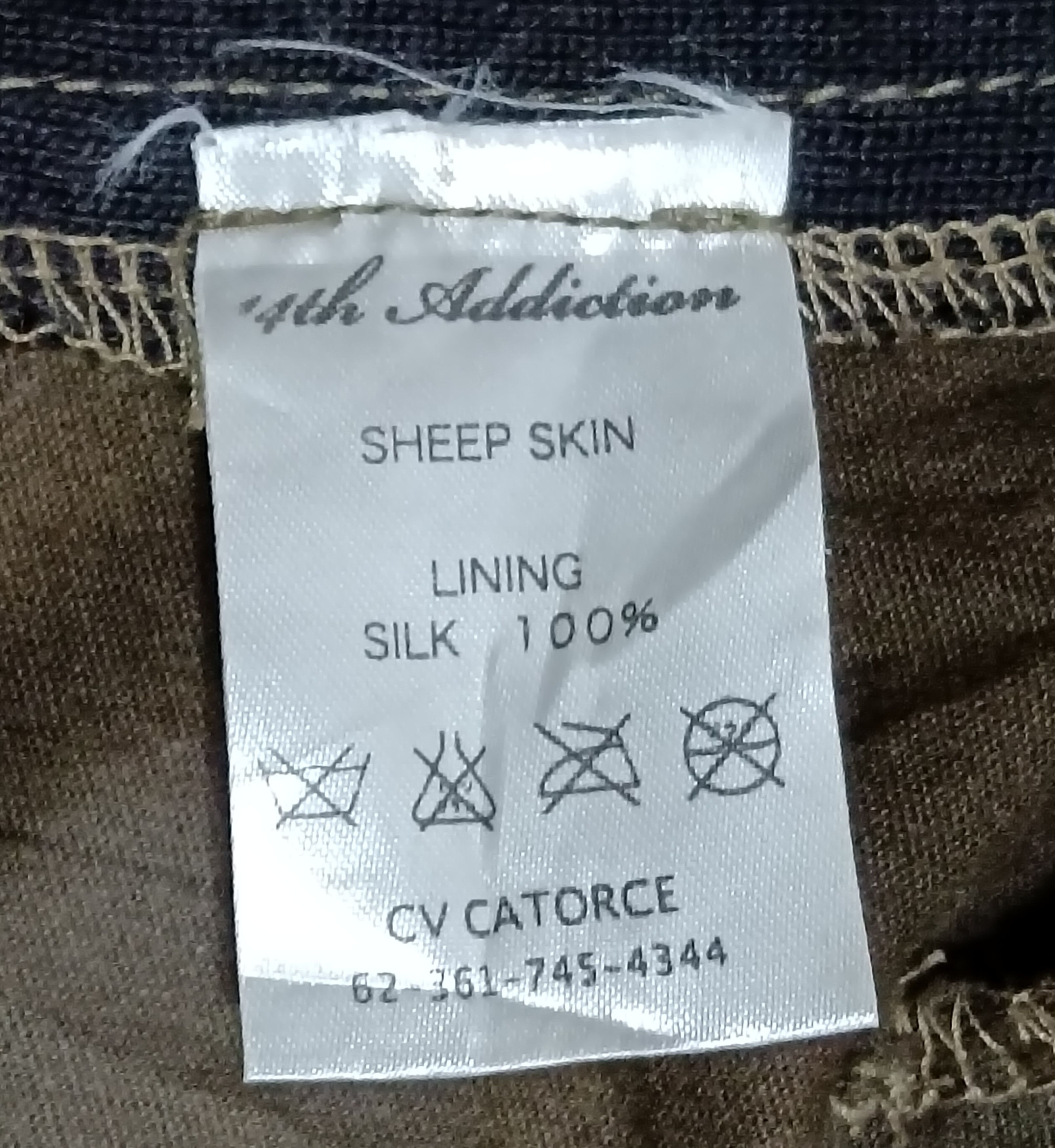14th Addiction 14TH ADDICTION PUNK ASYMMETRICAL SILK SHEEP LEATHER JACKET Size US L / EU 52-54 / 3 - 5 Thumbnail